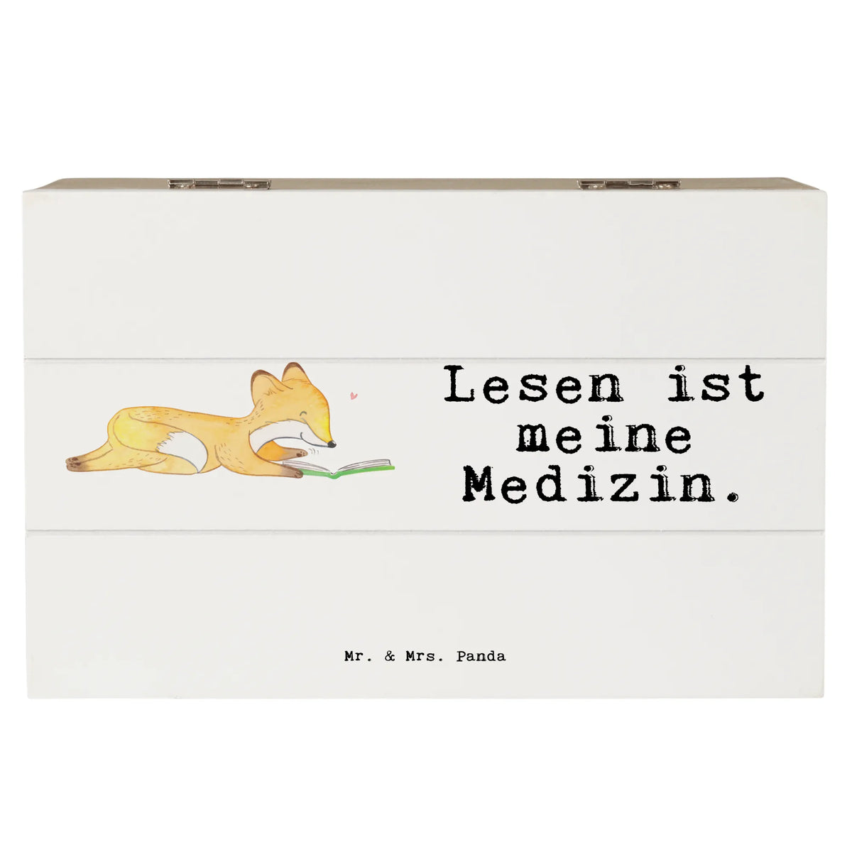 Wooden chest Fox To read