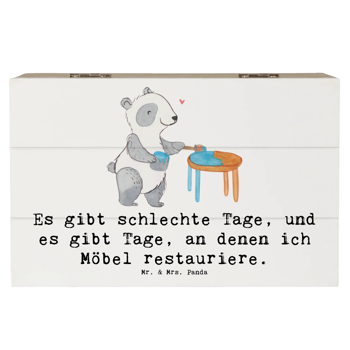 Holzkiste Panda Möbel restaurieren