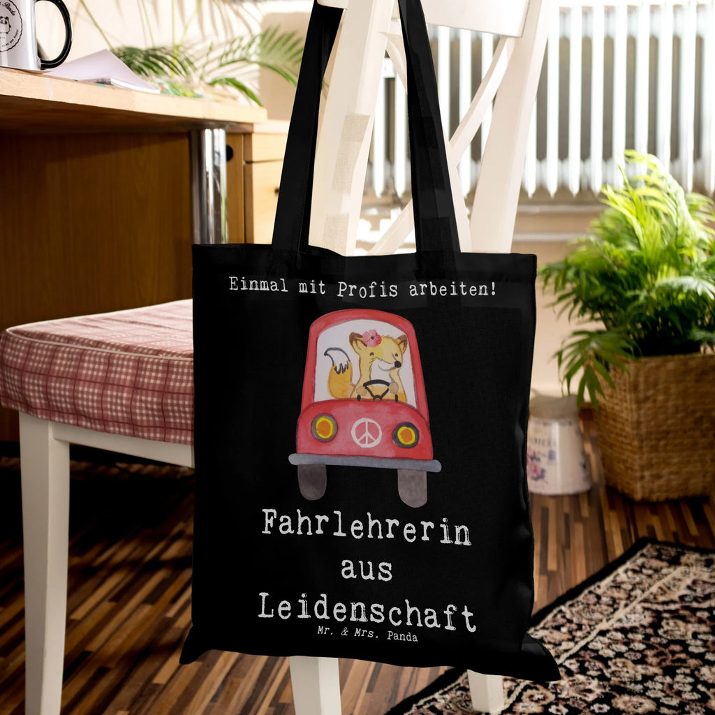 Tote bag Female driving instructor Passion bag, shopping bag, shopper, Carrier bag, shoulder bag, pouch, cloth bag, jute bag, cotton bag, gift, gift idea, best, farewell gift, passing exam, anniversary, retirement, promotion, job start, sayings, funny, profession