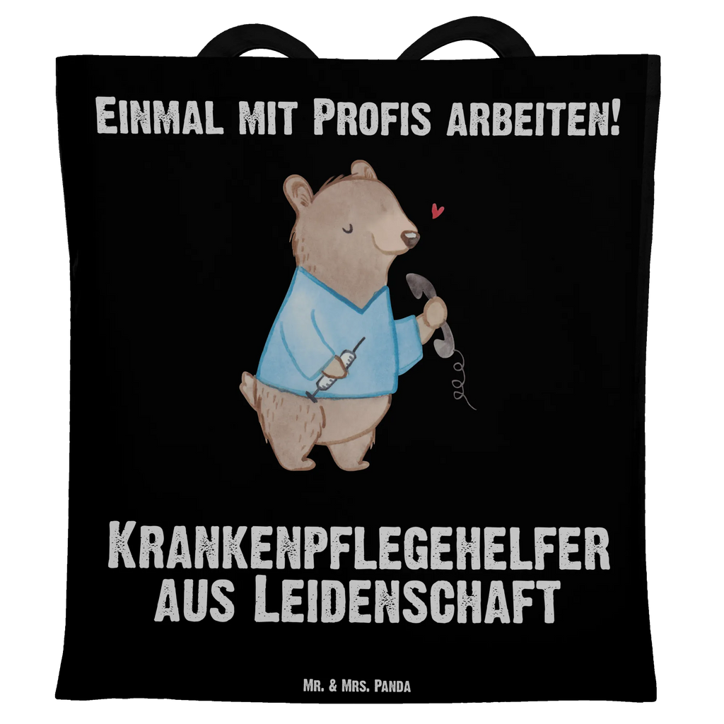 Tote bag nursing assistant Passion Jutebeutel, Beuteltasche, Laptoptasche, Badetasche, Umhängetasche, Shopper, Schultertasche, Beutel, Stofftasche, Einkaufstasche, Jutetasche, Einkaufstüte, Tragetasche, Strandtasche, Tasche, Stoffbeutel, Beruf, Ausbildung, Jubiläum, Abschied, Rente, Kollege, Kollegin, Geschenk, Schenken, Arbeitskollege, Mitarbeiter, Firma, Danke, Dankeschön, Krankenpflegehelfer, Pflegekraft, Pflegehelfer