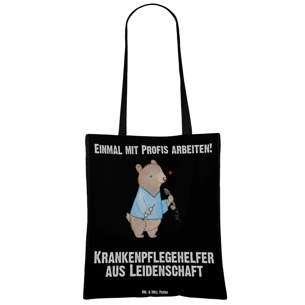 Tote bag nursing assistant Passion Jutebeutel, Beuteltasche, Laptoptasche, Badetasche, Umhängetasche, Shopper, Schultertasche, Beutel, Stofftasche, Einkaufstasche, Jutetasche, Einkaufstüte, Tragetasche, Strandtasche, Tasche, Stoffbeutel, Beruf, Ausbildung, Jubiläum, Abschied, Rente, Kollege, Kollegin, Geschenk, Schenken, Arbeitskollege, Mitarbeiter, Firma, Danke, Dankeschön, Krankenpflegehelfer, Pflegekraft, Pflegehelfer