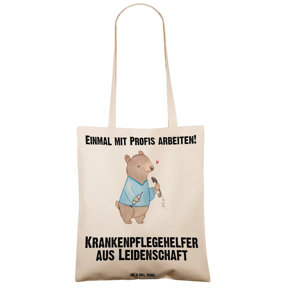 Tote bag nursing assistant Passion Jutebeutel, Beuteltasche, Laptoptasche, Badetasche, Umhängetasche, Shopper, Schultertasche, Beutel, Stofftasche, Einkaufstasche, Jutetasche, Einkaufstüte, Tragetasche, Strandtasche, Tasche, Stoffbeutel, Beruf, Ausbildung, Jubiläum, Abschied, Rente, Kollege, Kollegin, Geschenk, Schenken, Arbeitskollege, Mitarbeiter, Firma, Danke, Dankeschön, Krankenpflegehelfer, Pflegekraft, Pflegehelfer