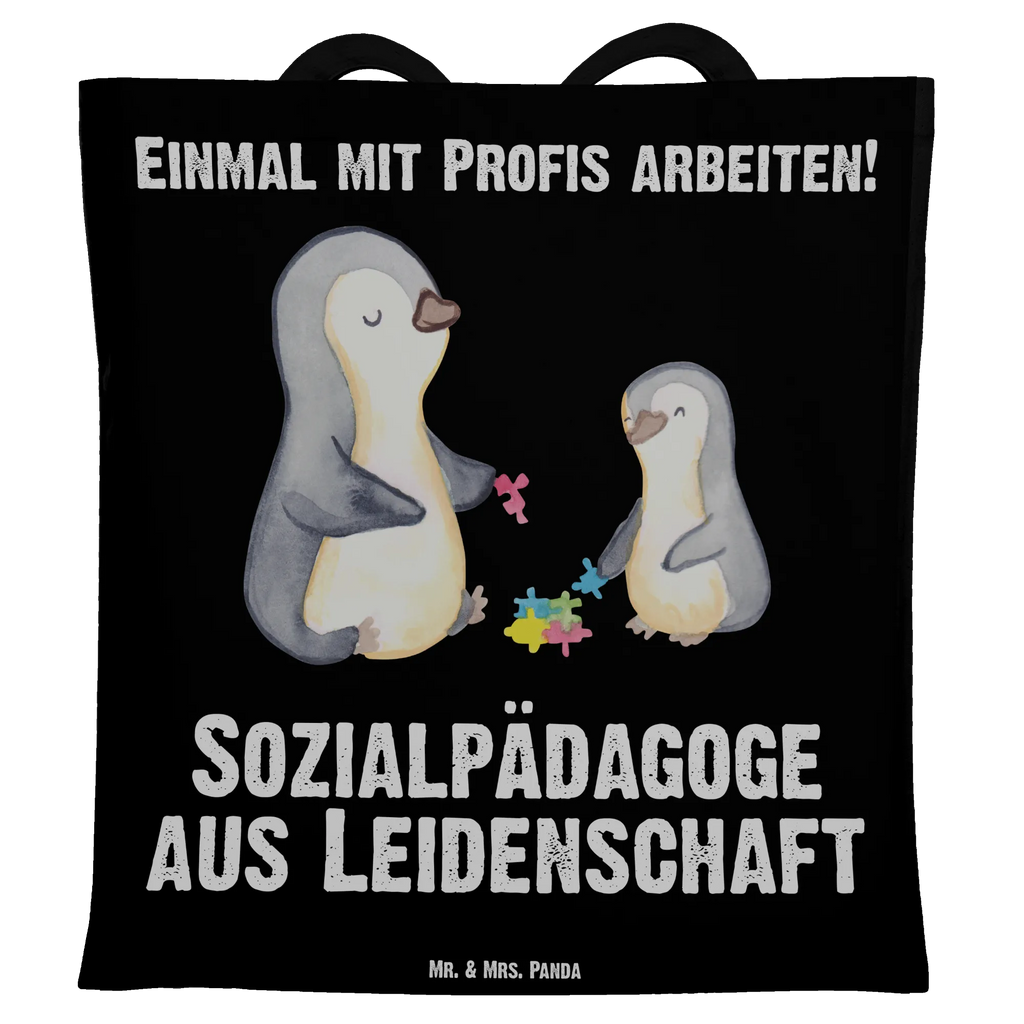 Tragetasche Sozialpädagoge aus Leidenschaft Laptoptasche, Tragetasche, Schultertasche, Einkaufstasche, Beutel, Stofftasche, Beuteltasche, Badetasche, Jutebeutel, Stoffbeutel, Einkaufstüte, Shopper, Tasche, Umhängetasche, Strandtasche, Jutetasche, Beruf, Ausbildung, Jubiläum, Abschied, Rente, Kollege, Kollegin, Geschenk, Schenken, Arbeitskollege, Mitarbeiter, Firma, Danke, Dankeschön