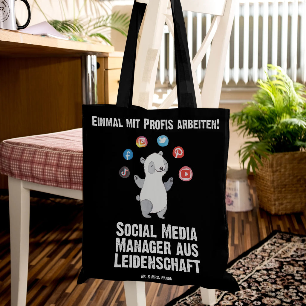 Tote bag Social Media Manager Passion bag, cloth bag, pouch, jute bag, cotton bag, shopping bag, shoulder bag, shopper, Carrier bag, gift, gift idea, best, farewell gift, passing exam, anniversary, retirement, promotion, job start, sayings, funny, profession