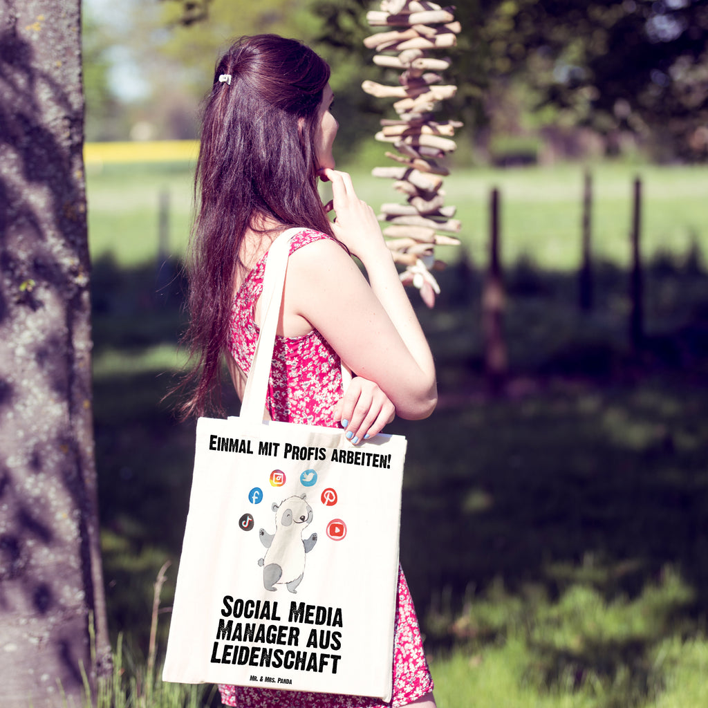 Tote bag Social Media Manager Passion bag, cloth bag, pouch, jute bag, cotton bag, shopping bag, shoulder bag, shopper, Carrier bag, gift, gift idea, best, farewell gift, passing exam, anniversary, retirement, promotion, job start, sayings, funny, profession