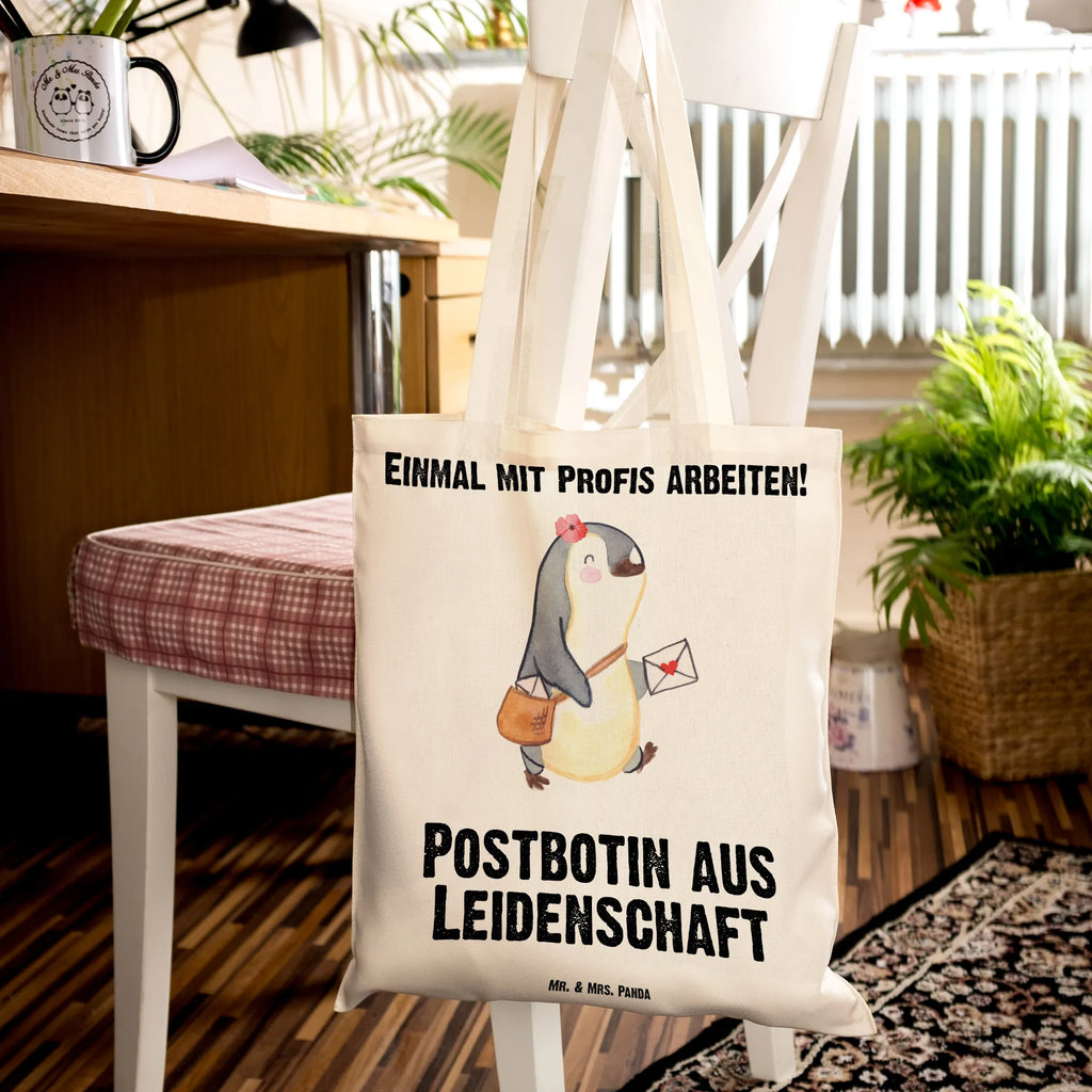 Tote bag Postwoman Passion Stofftasche, Beuteltasche, Badetasche, Shopper, Tragetasche, Jutebeutel, Schultertasche, Stoffbeutel, Jutetasche, Tasche, Einkaufstüte, Laptoptasche, Umhängetasche, Beutel, Strandtasche, Einkaufstasche, Beruf, Ausbildung, Jubiläum, Abschied, Rente, Kollege, Kollegin, Geschenk, Schenken, Arbeitskollege, Mitarbeiter, Firma, Danke, Dankeschön, Briefträgerin, Postlerin, Briefzustellerin, Postbotin