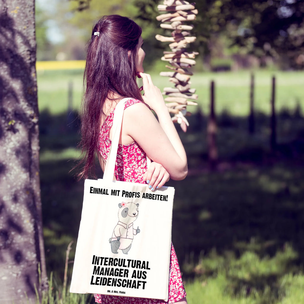 Tote bag Intercultural Manager Passion shoulder bag, Carrier bag, cloth bag, bag, shopping bag, jute bag, cotton bag, shopper, pouch, gift, gift idea, best, farewell gift, passing exam, anniversary, retirement, promotion, job start, sayings, funny, profession