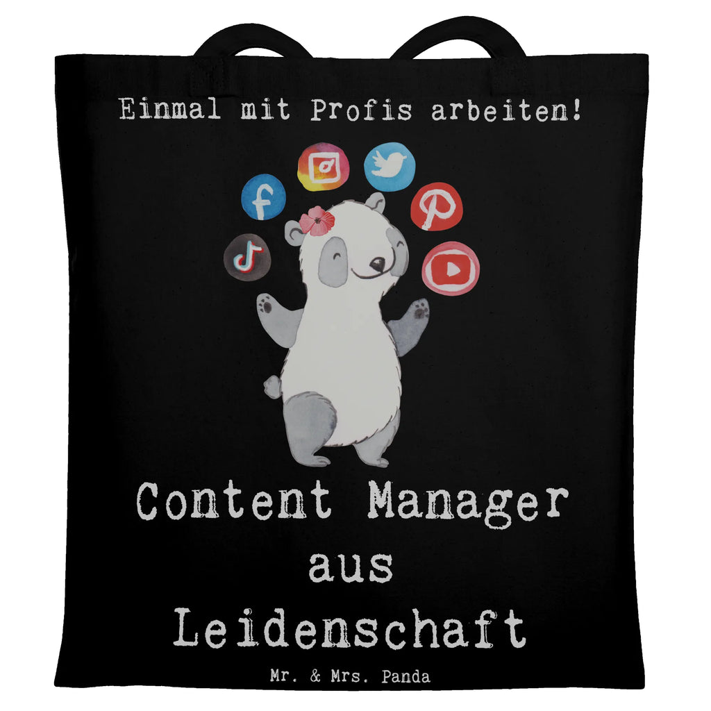 Tote bag Content Manager Passion bag, cotton bag, Carrier bag, shoulder bag, pouch, jute bag, cloth bag, shopper, shopping bag, gift, gift idea, best, farewell gift, passing exam, anniversary, retirement, promotion, job start, sayings, funny, profession