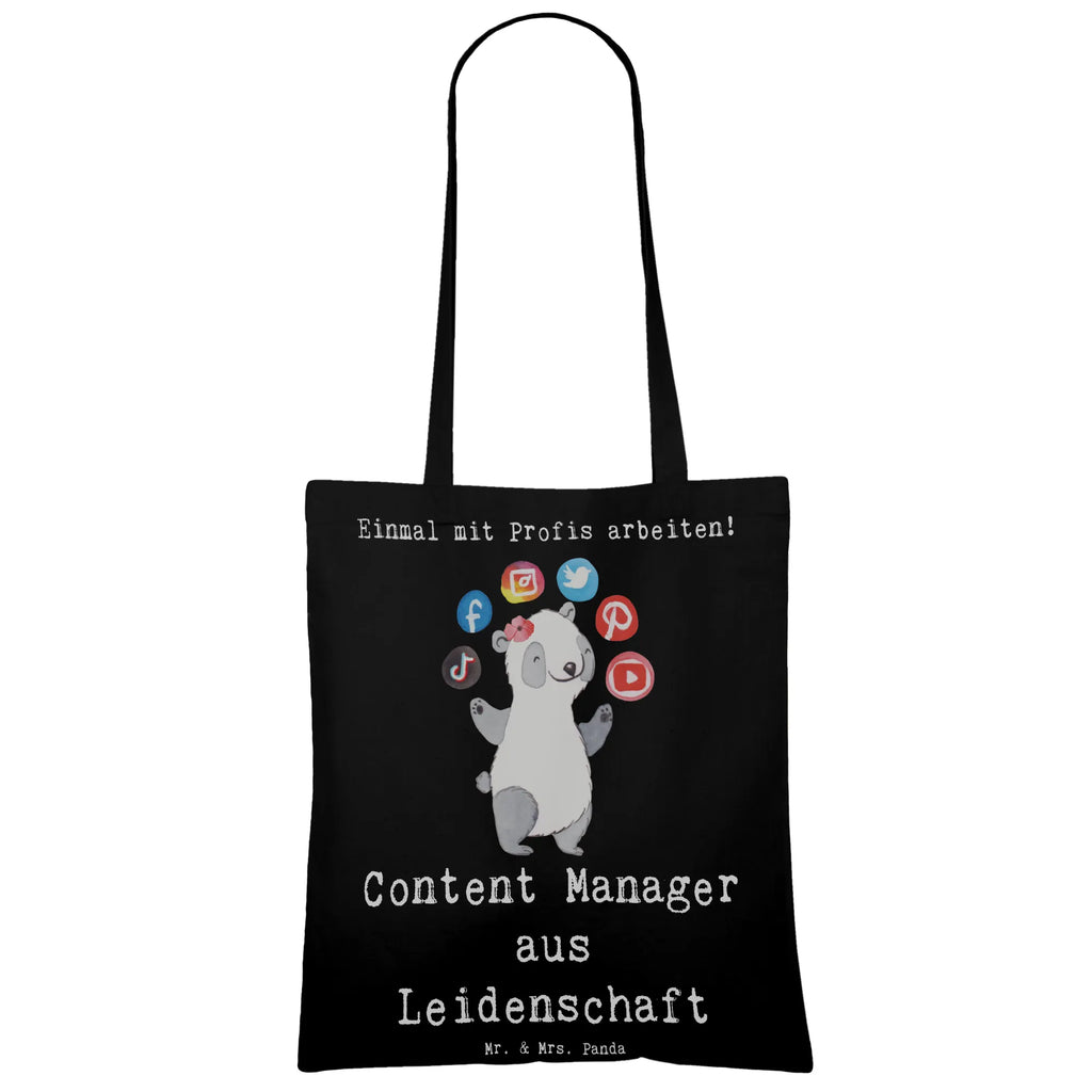 Tote bag Content Manager Passion bag, cotton bag, Carrier bag, shoulder bag, pouch, jute bag, cloth bag, shopper, shopping bag, gift, gift idea, best, farewell gift, passing exam, anniversary, retirement, promotion, job start, sayings, funny, profession