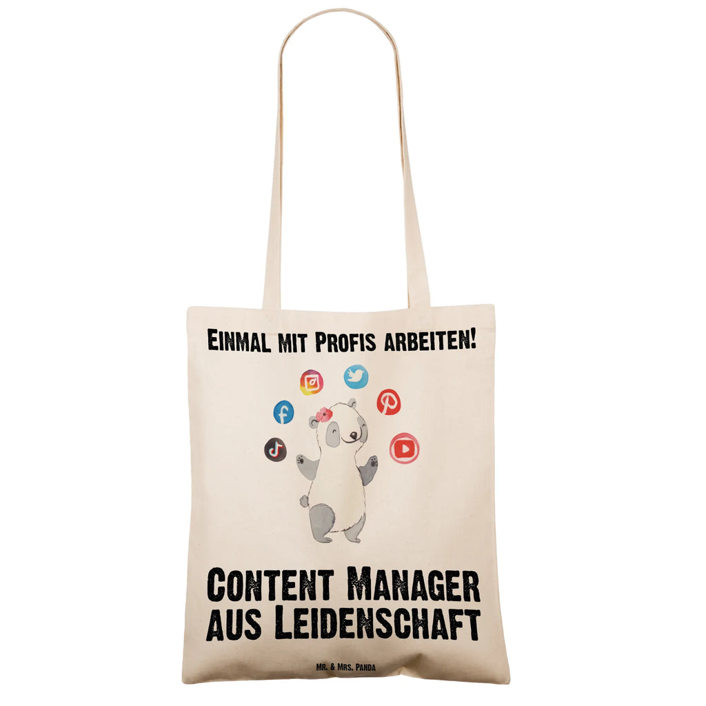 Tote bag Content Manager Passion bag, cotton bag, Carrier bag, shoulder bag, pouch, jute bag, cloth bag, shopper, shopping bag, gift, gift idea, best, farewell gift, passing exam, anniversary, retirement, promotion, job start, sayings, funny, profession