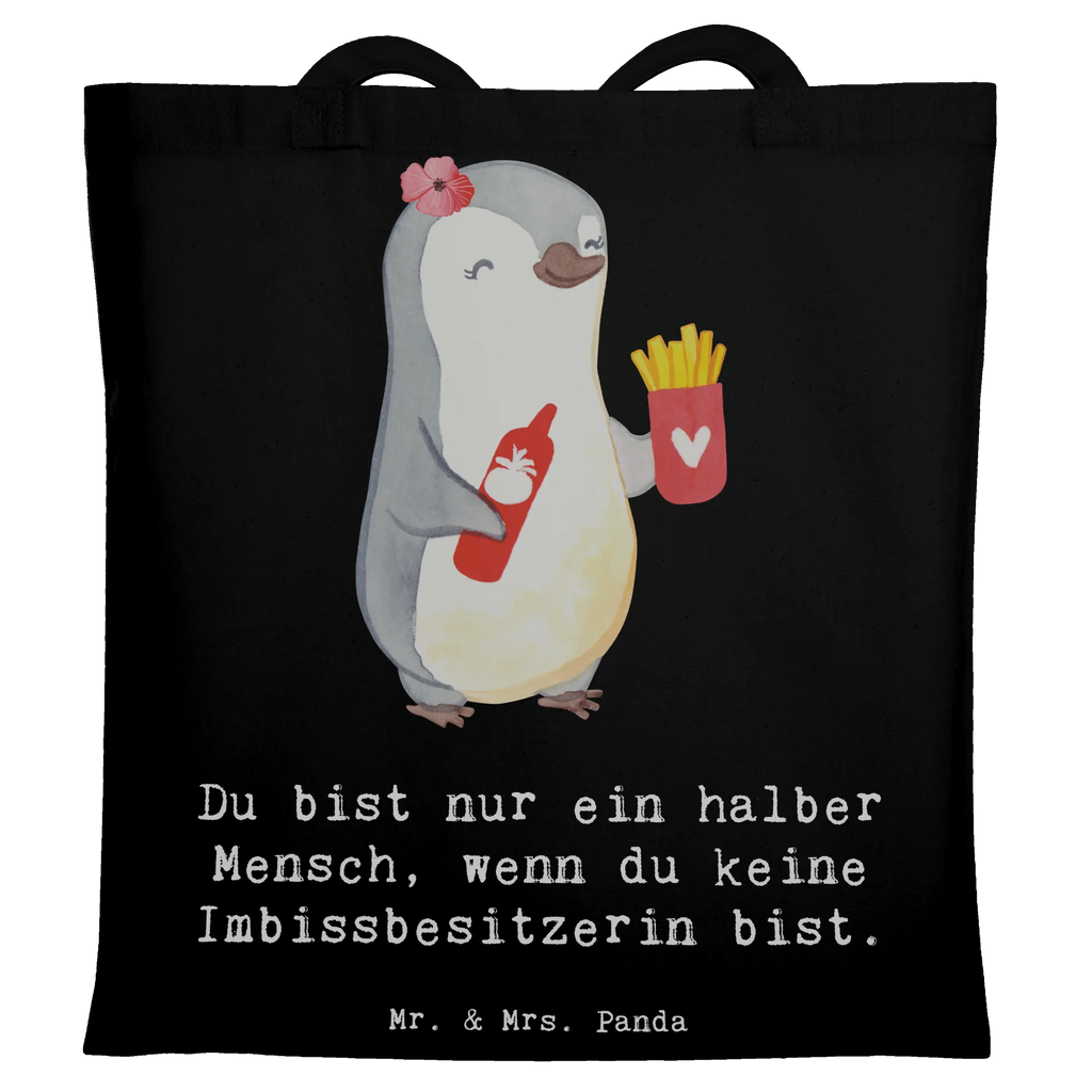 Torba Właścicielka budki z przekąskami serce Zawód, Wykształcenie, Jubileusz, Pożegnanie, Emerytura, Kolega, Koleżanka, Prezent, Dawać, Pracownik, Współpracownik, Firma, Dziękuję, Dziękuję bardzo