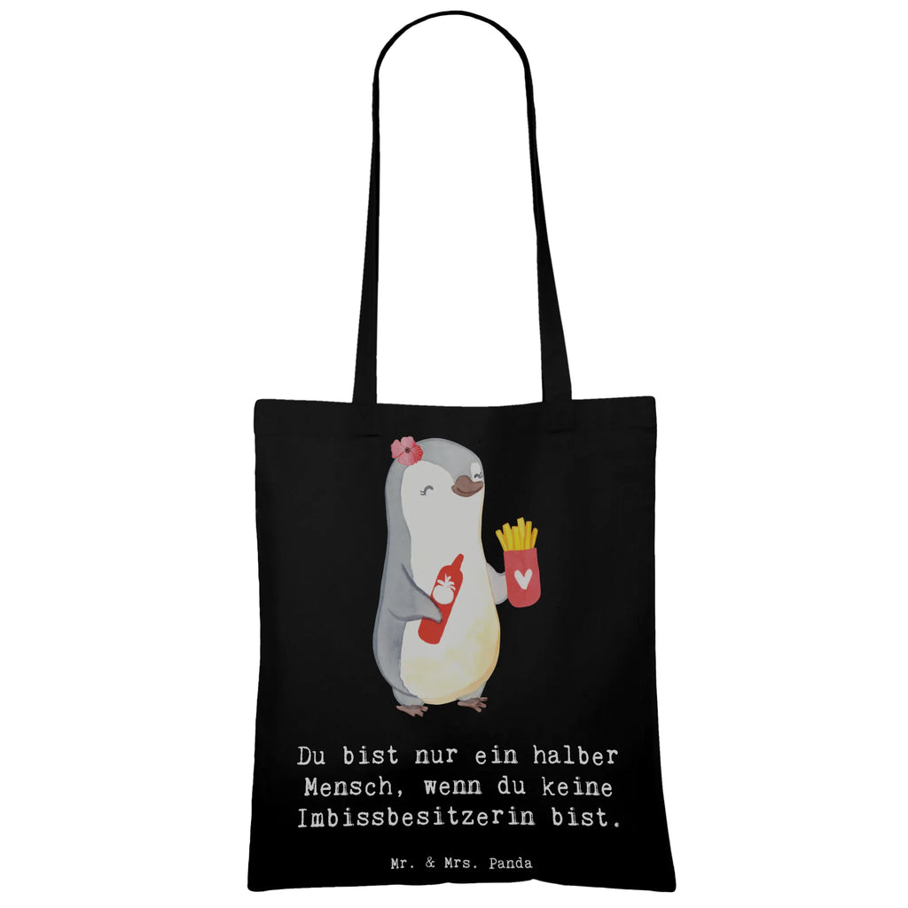 Torba Właścicielka budki z przekąskami serce Zawód, Wykształcenie, Jubileusz, Pożegnanie, Emerytura, Kolega, Koleżanka, Prezent, Dawać, Pracownik, Współpracownik, Firma, Dziękuję, Dziękuję bardzo