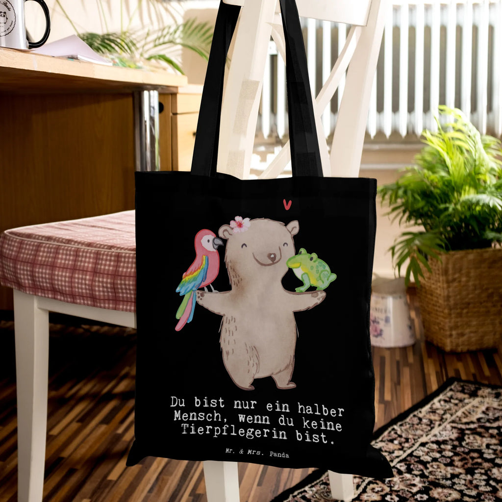 Tote bag Animal Keeper Heart shopping bag, jute bag, shoulder bag, cloth bag, bag, shopper, pouch, Carrier bag, cotton bag, gift, gift idea, best, farewell gift, passing exam, anniversary, retirement, promotion, job start, sayings, funny, profession