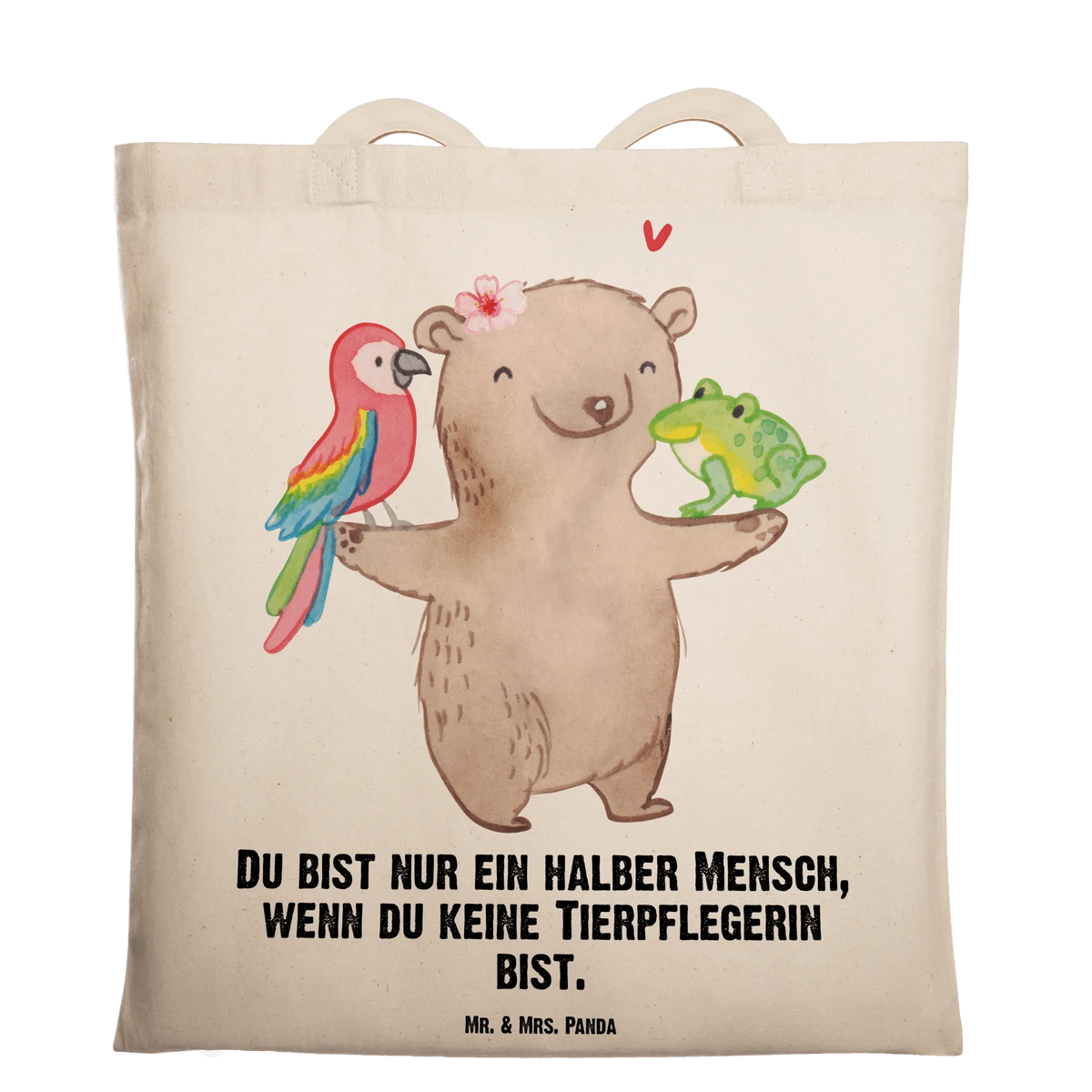 Tote bag Animal Keeper Heart gift, sayings, gift idea, best, farewell gift, passing exam, anniversary, retirement, promotion, job start, profession