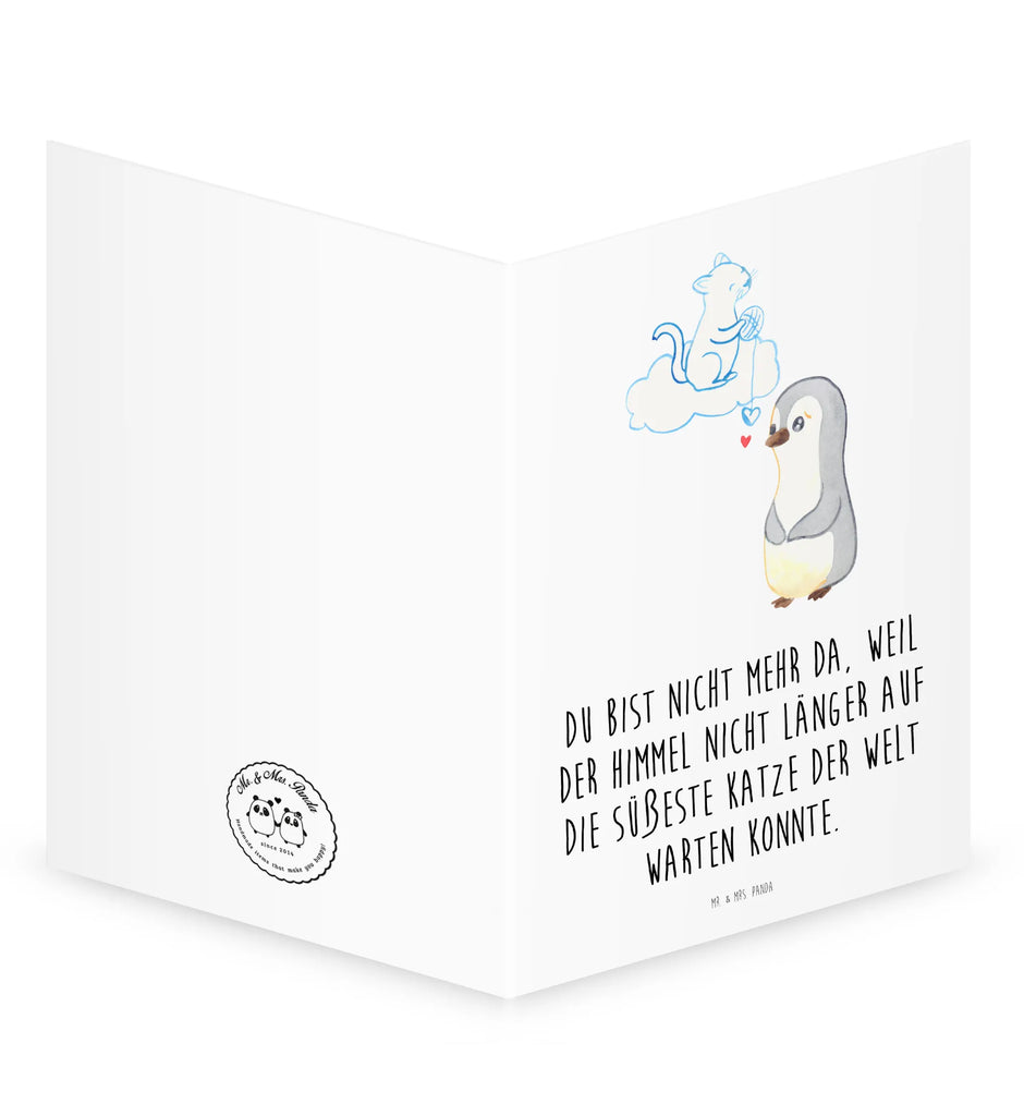 Folding condolence card Grief Cat Trauerkarte, Beileidskarte, Kondolenzkarte, Umschlag, Briefumschlag, Klappkarte, Trauerkarte Klappkarte, Tod, Gestorben, Trauer, Beerdigung, Beileid, Anteilnahme, Trauersprüche, Beileidsprüche, Verlust, Katze, Katze gestorben, Haustier, Kater, Tier