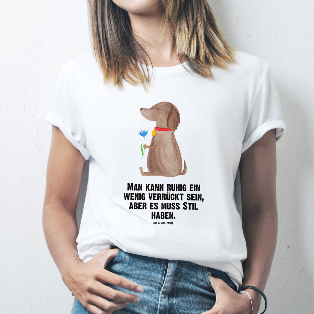 T-Shirt Standard Hund Blume T-Shirt, Shirt, Tshirt, Lustiges T-Shirt, T-Shirt mit Spruch, Party, Junggesellenabschied, Jubiläum, Geburstag, Herrn, Damen, Männer, Frauen, Schlafshirt, Nachthemd, Sprüche, Hund, Hundemotiv, Haustier, Hunderasse, Tierliebhaber, Hundebesitzer, Hunde, Frauchen, Hundeliebe