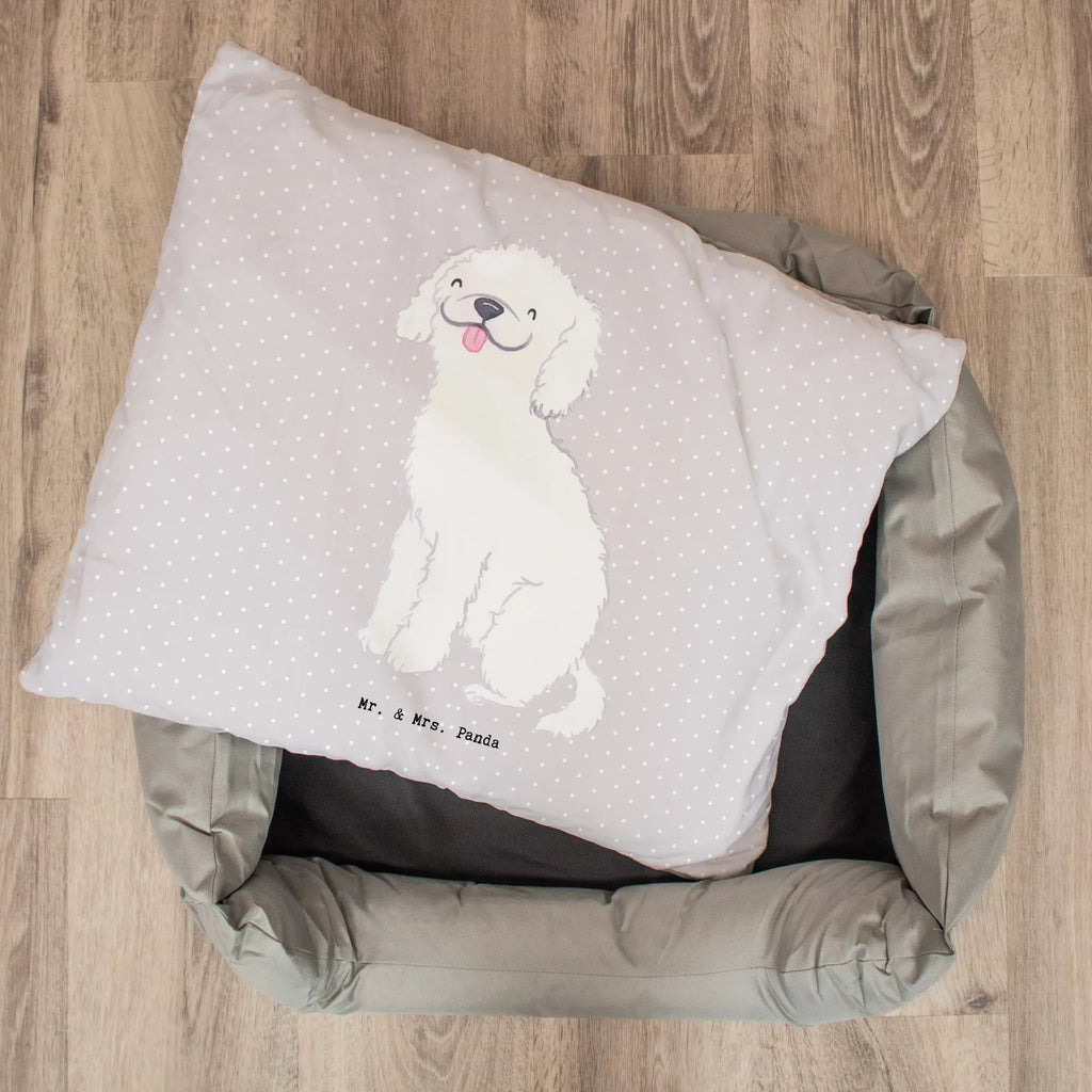 Dog bed Miniature Poodle Lifesaver Dog, dog breed, purebred dog, dog owner, gift, animal lover, giving, puppy