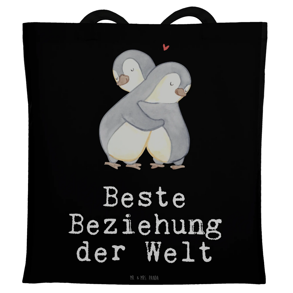 Tote bag penguin best relationship in the world pouch, shopper, shopping bag, cotton bag, Carrier bag, bag, shoulder bag, jute bag, cloth bag, for, thank you, gift, giving, birthday, birthday present, gift idea, souvenir, make you happy, gift tip, being together, gift of love, Relationship, love, falling in love, going together