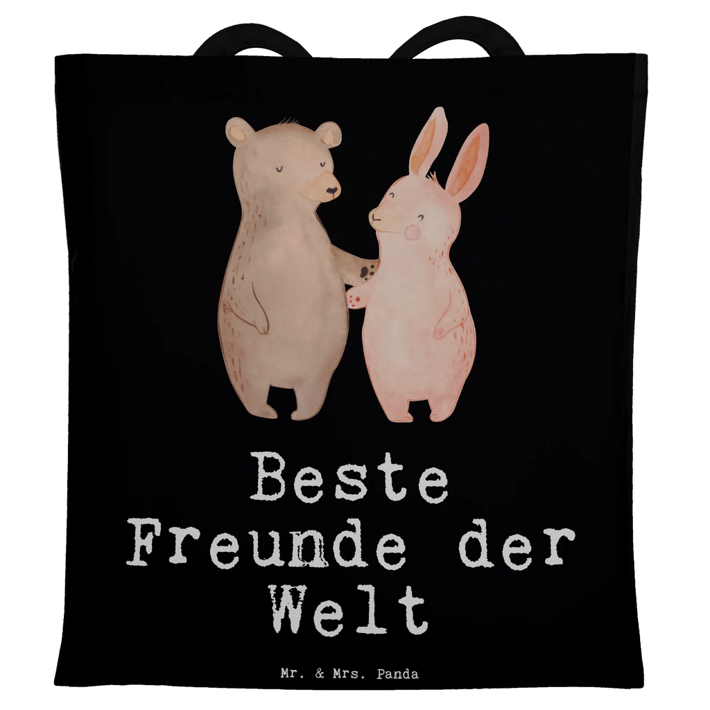 Tote bag Hare best friends in the world cotton bag, shopper, cloth bag, bag, pouch, Carrier bag, shopping bag, jute bag, shoulder bag, for, thank you, gift, giving, birthday, birthday present, gift idea, souvenir, make you happy, gift tip, girlfriend, boyfriend, friends, clique, friendship, best friends, dude, bff, bae