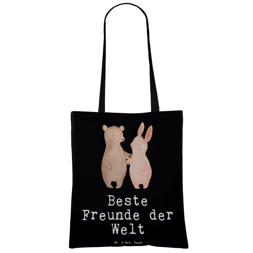 Tote bag Hare best friends in the world cotton bag, shopper, cloth bag, bag, pouch, Carrier bag, shopping bag, jute bag, shoulder bag, for, thank you, gift, giving, birthday, birthday present, gift idea, souvenir, make you happy, gift tip, girlfriend, boyfriend, friends, clique, friendship, best friends, dude, bff, bae