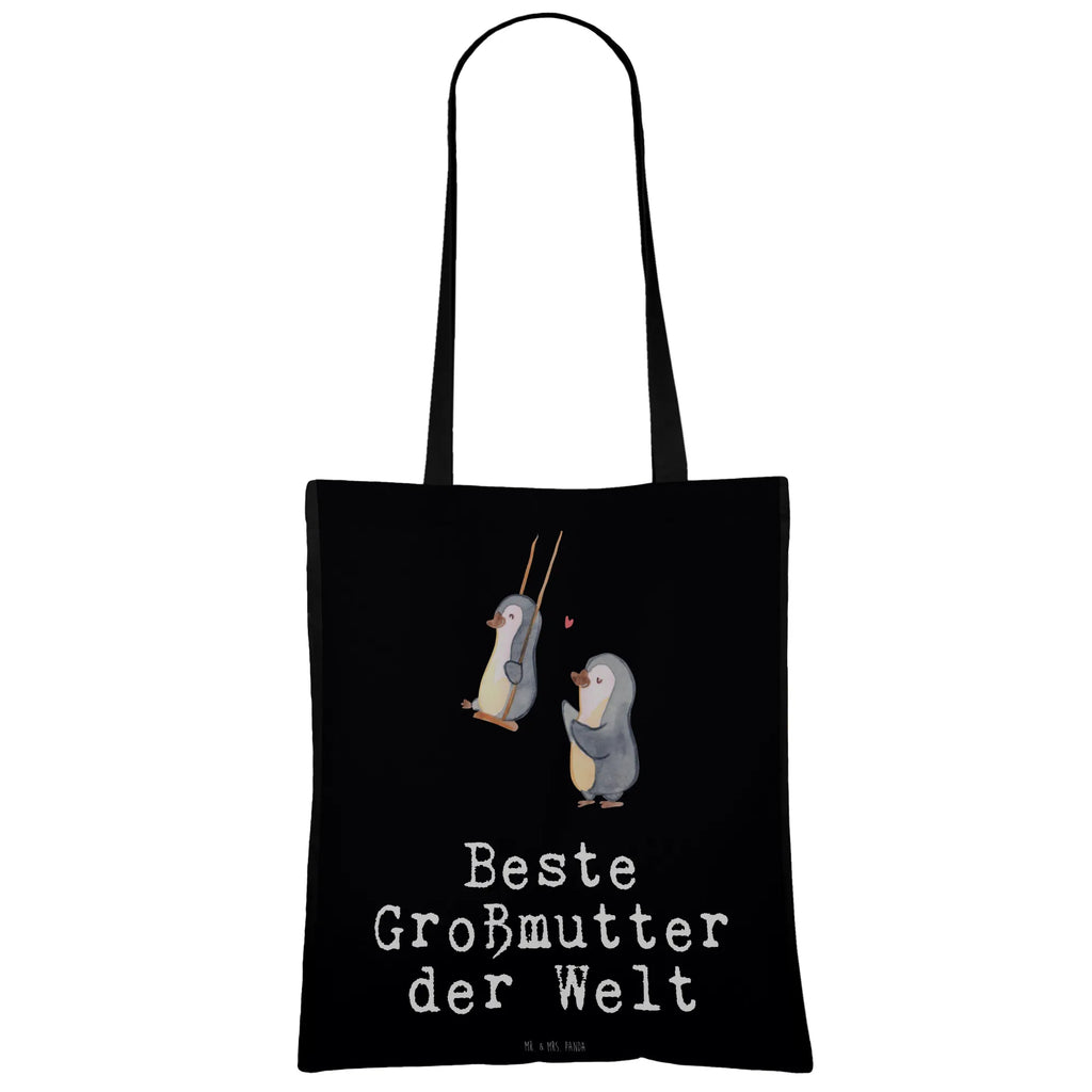 Tote bag penguin Best grandmother in the world bag, cotton bag, pouch, shopper, jute bag, cloth bag, shoulder bag, shopping bag, Carrier bag, for, thank you, gift, giving, birthday, birthday present, gift idea, souvenir, make you happy, gift tip, grandparents, grandma, become grandma, Grandmother