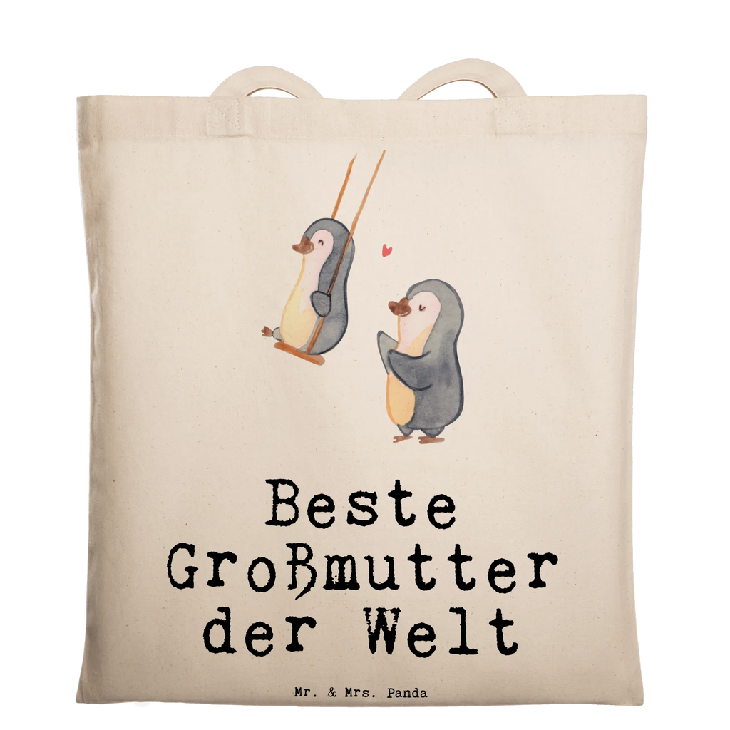 Tote bag penguin Best grandmother in the world bag, cotton bag, pouch, shopper, jute bag, cloth bag, shoulder bag, shopping bag, Carrier bag, for, thank you, gift, giving, birthday, birthday present, gift idea, souvenir, make you happy, gift tip, grandparents, grandma, become grandma, Grandmother