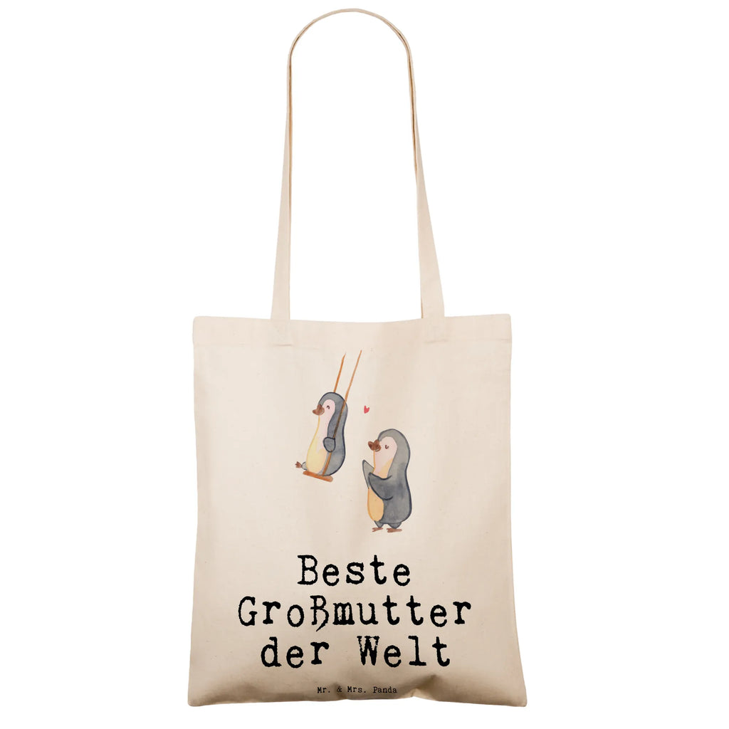 Tote bag penguin Best grandmother in the world bag, cotton bag, pouch, shopper, jute bag, cloth bag, shoulder bag, shopping bag, Carrier bag, for, thank you, gift, giving, birthday, birthday present, gift idea, souvenir, make you happy, gift tip, grandparents, grandma, become grandma, Grandmother