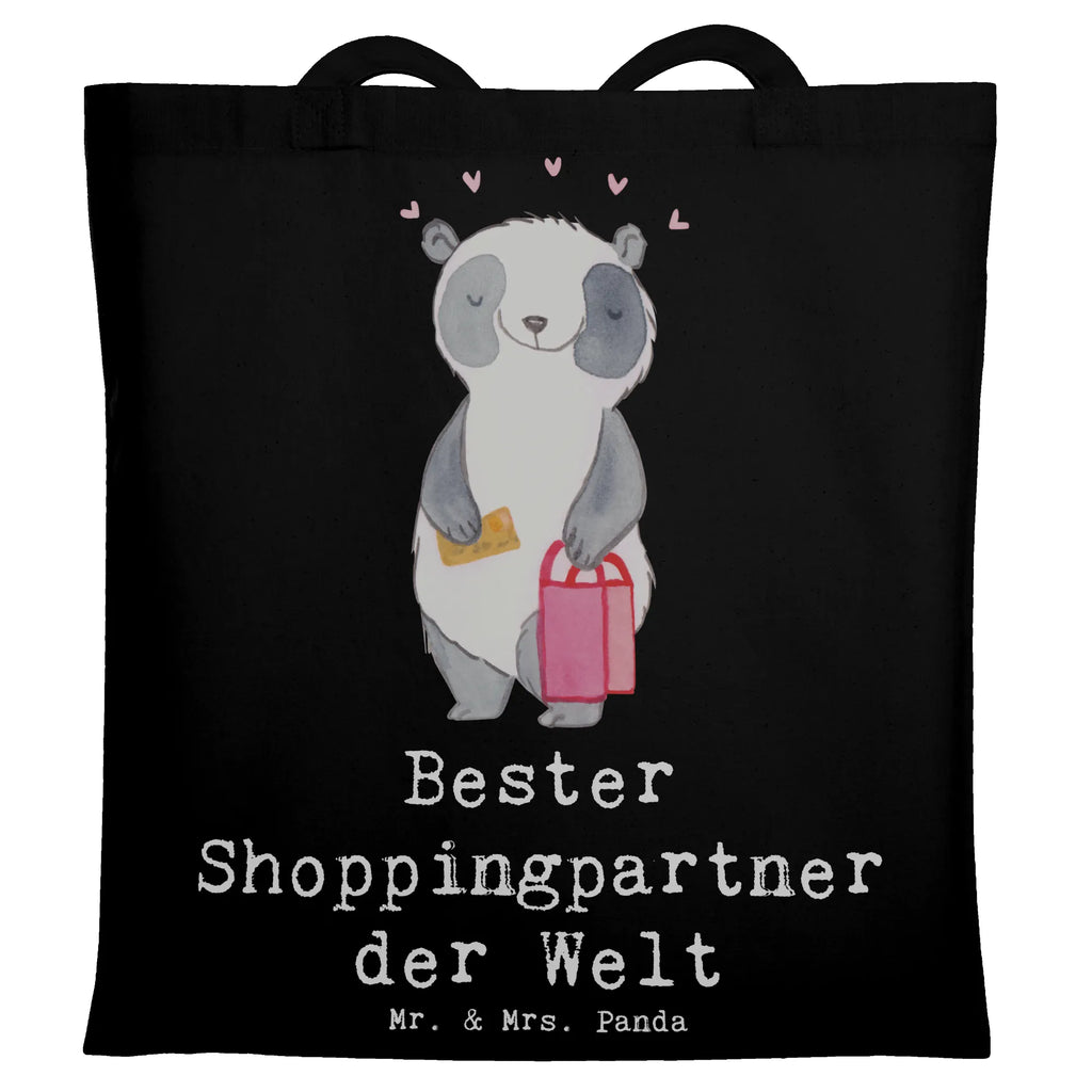 Torba Panda Najlepszy partner zakupowy na świecie Jutebeutel, Stoffbeutel, Tragetasche, Tasche, Schultertasche, Stofftasche, Shopper, Einkaufstüte, Laptoptasche, Badetasche, Beuteltasche, Beutel, Umhängetasche, Jutetasche, Strandtasche, Einkaufstasche, für, Dankeschön, Geschenk, Schenken, Geburtstag, Geburtstagsgeschenk, Geschenkidee, Danke, Bedanken, Mitbringsel, Freude machen, Geschenktipp, Freundin, Bester, Partner, bff, Shoppen, Shopping-Queen, Einkaufen, Shoppingpartner, Freund, Queen, Shopping, Begleitung