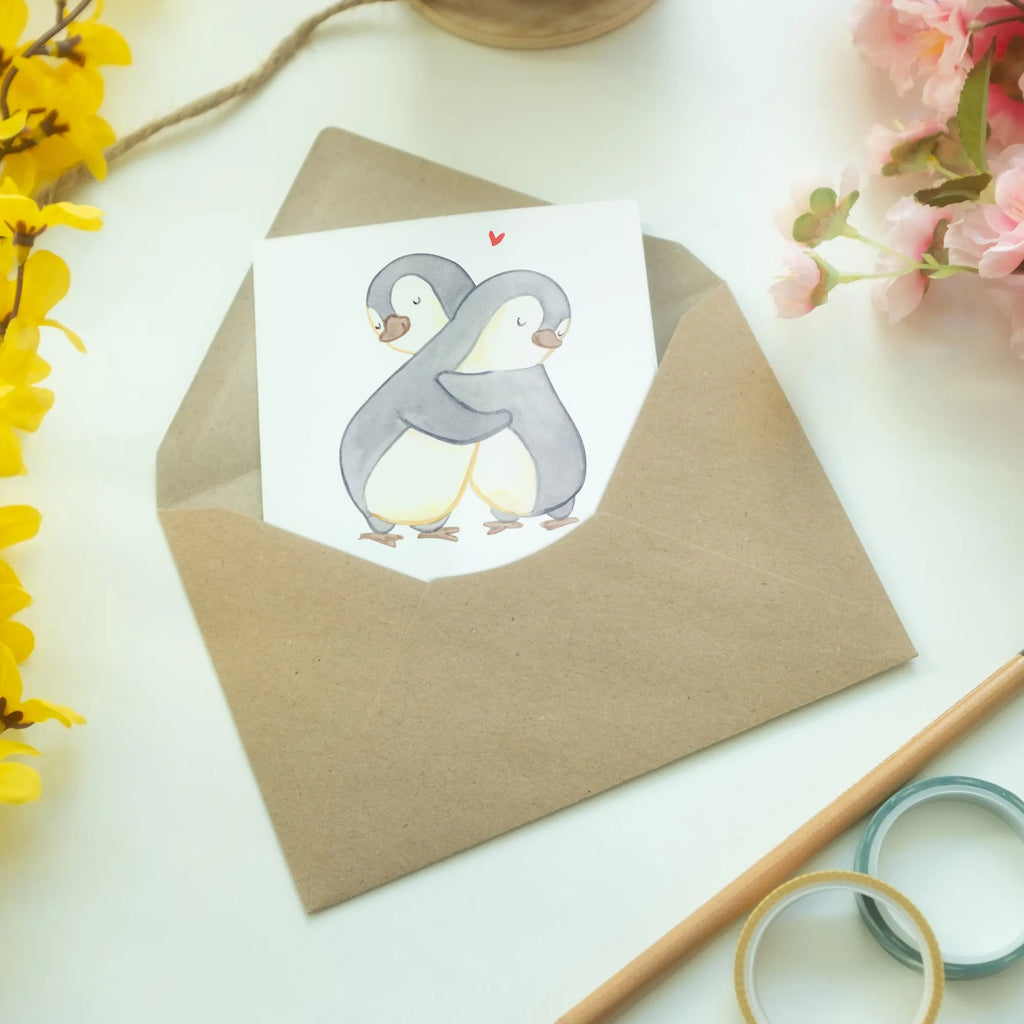 Greetings card penguin best cousin in the world greeting card, wedding card, folding card, invitation card, birthday card, for, thank you, gift, giving, birthday, birthday present, gift idea, souvenir, make you happy, gift tip, relatives, Cousin, family, cousin, daughter of uncle, daughter of aunt