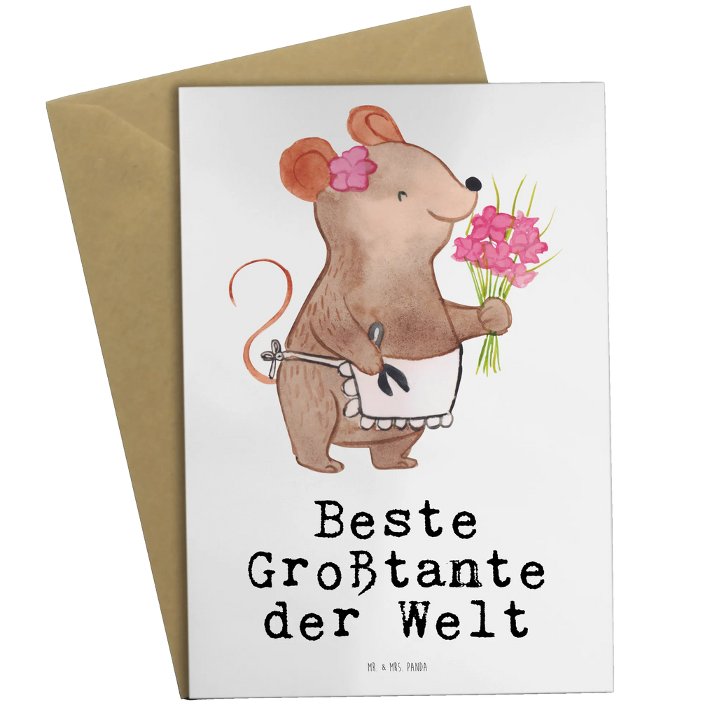 Greetings card Mouse Best Great Aunt in the World greeting card, invitation card, birthday card, wedding card, folding card, for, thank you, gift, giving, birthday, birthday present, gift idea, souvenir, make you happy, gift tip, great aunt, aunts, favorite aunt, big, Great aunt, aunt, trifle, niece, sister, best, nephew, family