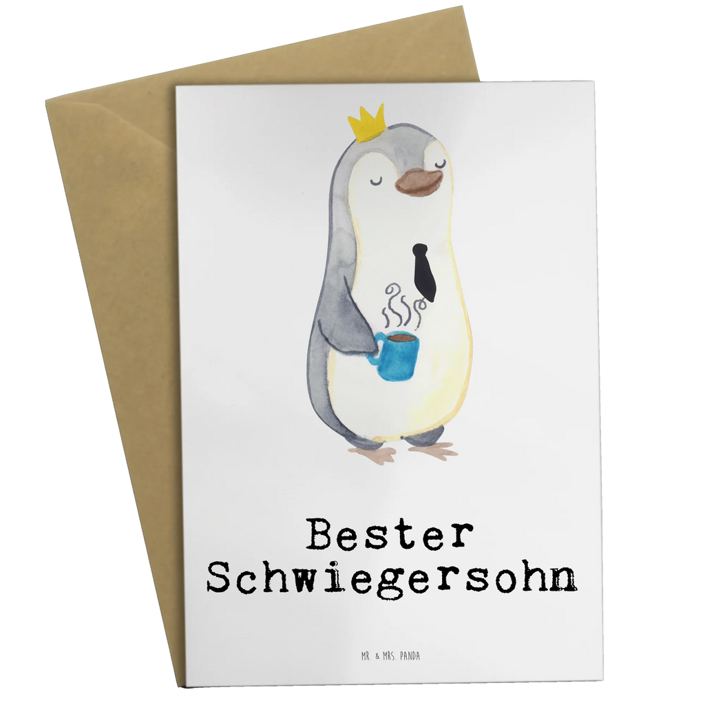 Greetings card penguin Best son in law invitation card, greeting card, folding card, birthday card, wedding card, for, thank you, gift, giving, birthday, birthday present, gift idea, souvenir, make you happy, gift tip, by marriage, wife, Son-in-law, daughter, son&#39;s wife, marriage, wedding
