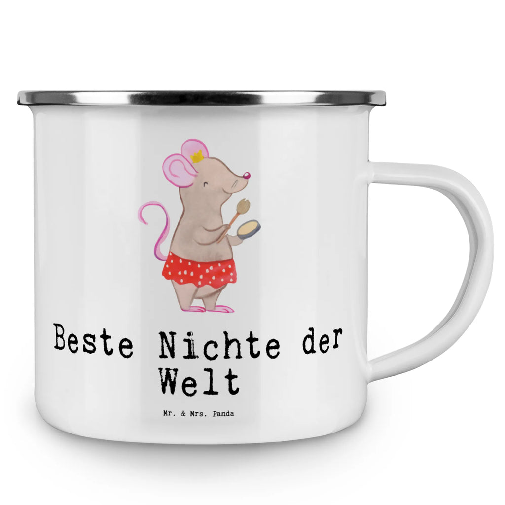 Camping Emaille Tasse Maus Beste Nichte der Welt Reisebecher, Teetasse, wanderbecher, Pott, Campingbecher, Emailletasse, blechbecher, Becher, Tasse Emaille, Emaille Tasse, Metalltasse, Trinkbecher, reisetasse, Kaffeebecher, Campingtasse, becher emaille, Kaffeetasse, Blechtasse, emaillebecher, wandertasse, Tasse, Teebecher, Emaille Becher, metallbecher, Geschenkidee, Geschenk, Schenken, Mitbringsel, Geburtstag, Geburtstagsgeschenk, für, Danke, Dankeschön, Bedanken, Freude machen, Geschenktipp, Tante, Nichte, Patenkind, Beste, Patentante, Onkel, Tochter Des Bruders, Taufe, Tochter Der Schwester, Patenonkel