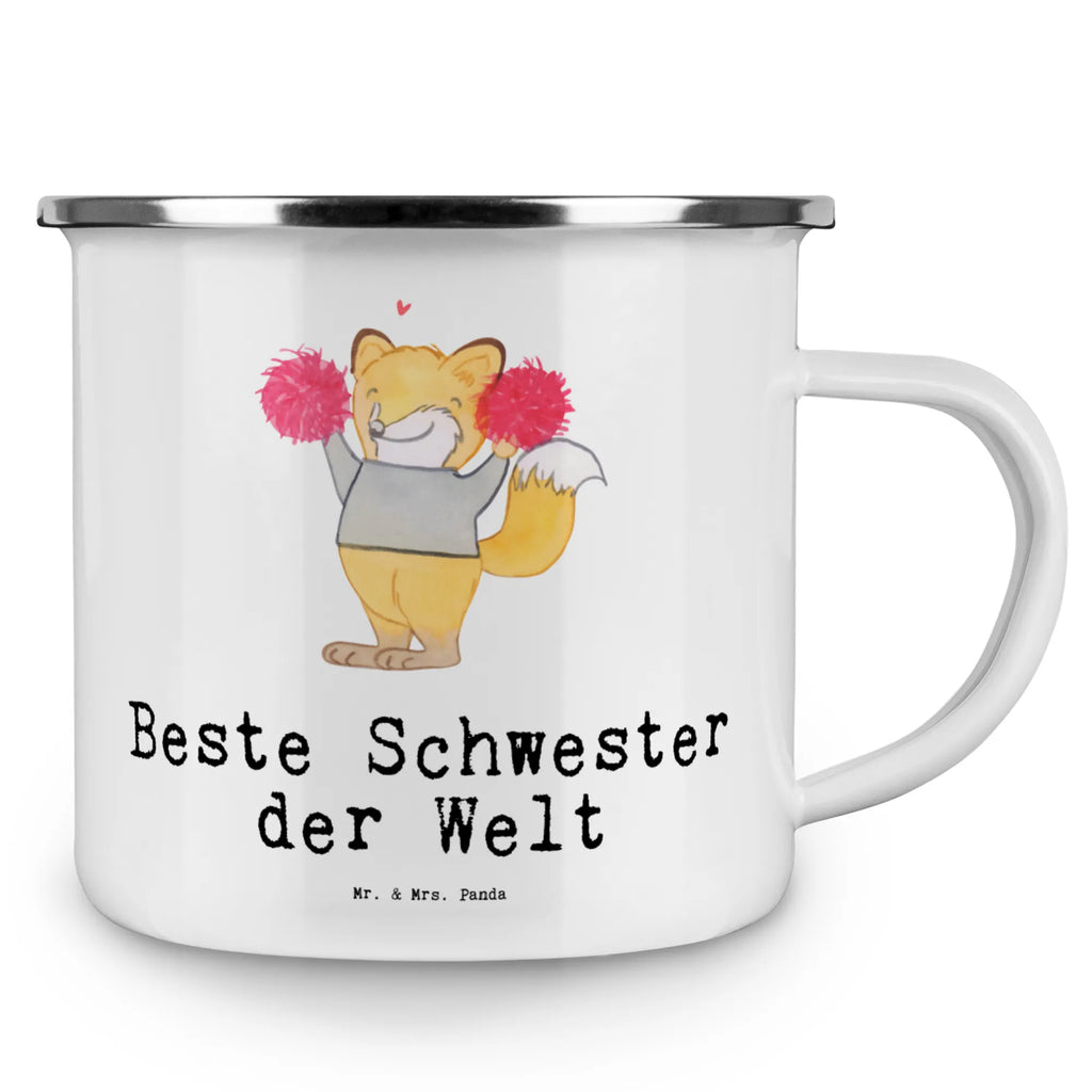 Camping Emaille Tasse Fuchs Beste Schwester der Welt Trinkbecher, Teetasse, emaillebecher, wanderbecher, Pott, Teebecher, becher emaille, Metalltasse, Emailletasse, wandertasse, Campingtasse, Campingbecher, Blechtasse, Tasse Emaille, reisetasse, Kaffeetasse, Emaille Becher, blechbecher, Emaille Tasse, metallbecher, Becher, Kaffeebecher, Reisebecher, Tasse, Geschenkidee, Geschenk, Schenken, Mitbringsel, Geburtstag, Geburtstagsgeschenk, für, Danke, Dankeschön, Bedanken, Freude machen, Geschenktipp, Beste, Geschwister, Sister, Tochter, Schwesterherz, Kleinigkeit, Schwester, Familie