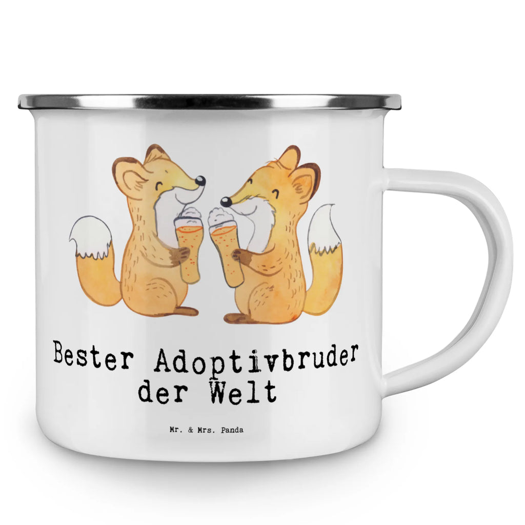 Camping Emaille Tasse Fuchs Bester Adoptivbruder der Welt reisetasse, Campingbecher, wanderbecher, wandertasse, Kaffeebecher, becher emaille, Tasse Emaille, blechbecher, metallbecher, Reisebecher, emaillebecher, Pott, Emailletasse, Trinkbecher, Kaffeetasse, Emaille Becher, Tasse, Becher, Campingtasse, Teetasse, Emaille Tasse, Blechtasse, Metalltasse, Teebecher, Bedanken, Geschenk, Danke, Dankeschön, Geburtstag, Geschenkidee, Schenken, Geburtstagsgeschenk, für, Mitbringsel, Geschenktipp, Freude machen, Adoptiert, Brudi, Sohn, Bester, Kleinigkeit, Geschwister, Brother, Schwester, Familie, Bruder, Adoptivbruder, Bruderherz