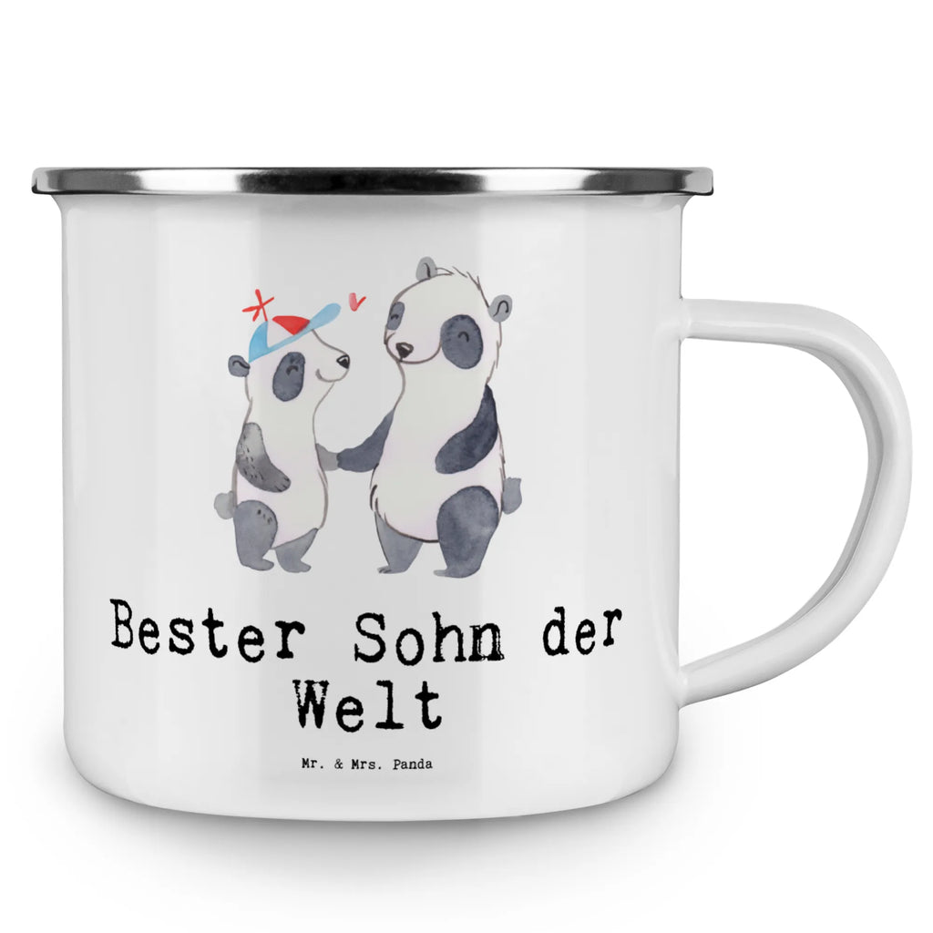 Enamel camping mug panda best son in the world travel mug, outdoor cup, metal cup, enamel mug, tin coffee cup, metal camping mug, camper mug, adventure mug, camp coffee mug, bushcraft mug, campfire mug, lightweight camping mug, backpacking mug, hiking mug, steel mug for camping, camping mug, enamel drinking mug, stainless steel drinking cup, camping metal cup, enamel camping cup, for, thank you, gift, giving, birthday, birthday present, gift idea, souvenir, make you happy, gift tip, son, child, boy, offspring, father, reward, family, Son