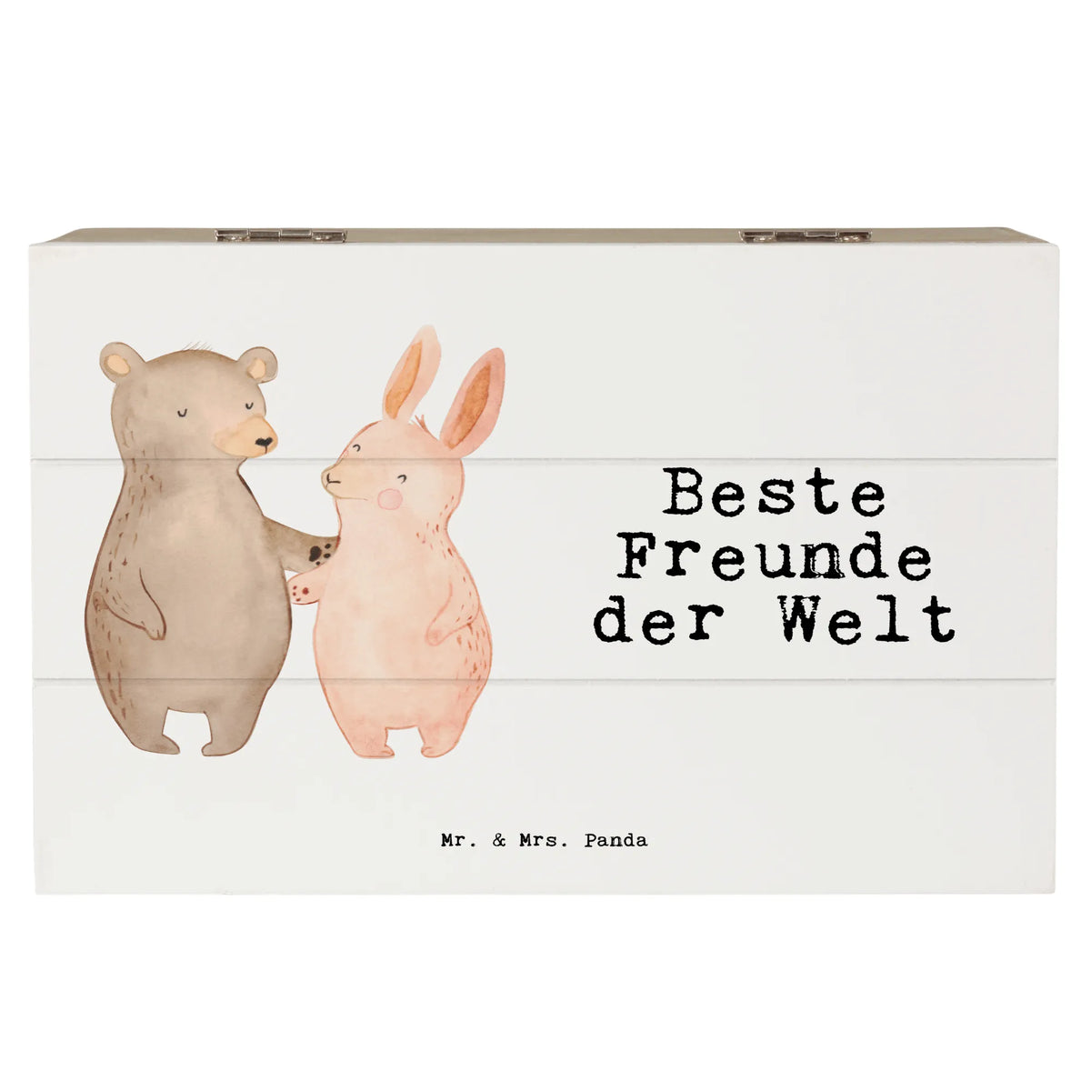 Wooden chest Hare best friends in the world memory box, storage box, chest, treasure chest, Wooden box, XXL, casket, box, decorative box, for, thank you, gift, giving, birthday, birthday present, gift idea, souvenir, make you happy, gift tip, dude, girlfriend, friendship, friends, bae, clique, boyfriend, best friends, bff