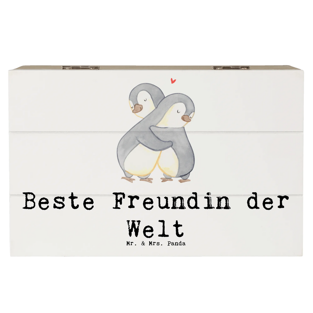 Holzkiste Pinguin Beste Freundin der Welt Erinnerungsbox, Erinnerungskiste, Holzkiste, Schatulle, Geschenkdose, Truhe, XXL, Kiste, Schatzkiste, Aufbewahrungsbox, Geschenkbox, Dekokiste, für, Dankeschön, Geschenk, Schenken, Geburtstag, Geburtstagsgeschenk, Geschenkidee, Danke, Bedanken, Mitbringsel, Freude machen, Geschenktipp, Frau, Freundin, bff, Freundinnen, Ehefrau, bae, Spruch, beste Freundin, Freundschaft. Liebste, beste, Jahrestag