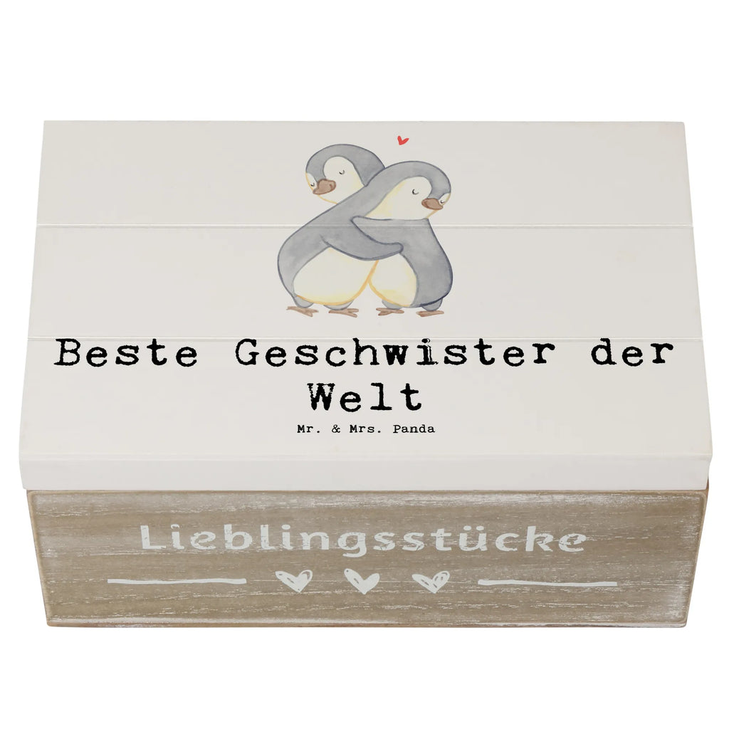 Holzkiste Pinguin Beste Geschwister der Welt Kiste, Schatulle, Erinnerungskiste, Erinnerungsbox, Dekokiste, Schatzkiste, Geschenkdose, Holzkiste, Geschenkbox, Truhe, XXL, Aufbewahrungsbox, für, Dankeschön, Geschenk, Schenken, Geburtstag, Geburtstagsgeschenk, Geschenkidee, Danke, Bedanken, Mitbringsel, Freude machen, Geschenktipp, Nachwuchs, Familie, Schwestern, Geschwisterchen, Bruder, Geschwister, Schwester, Brüder