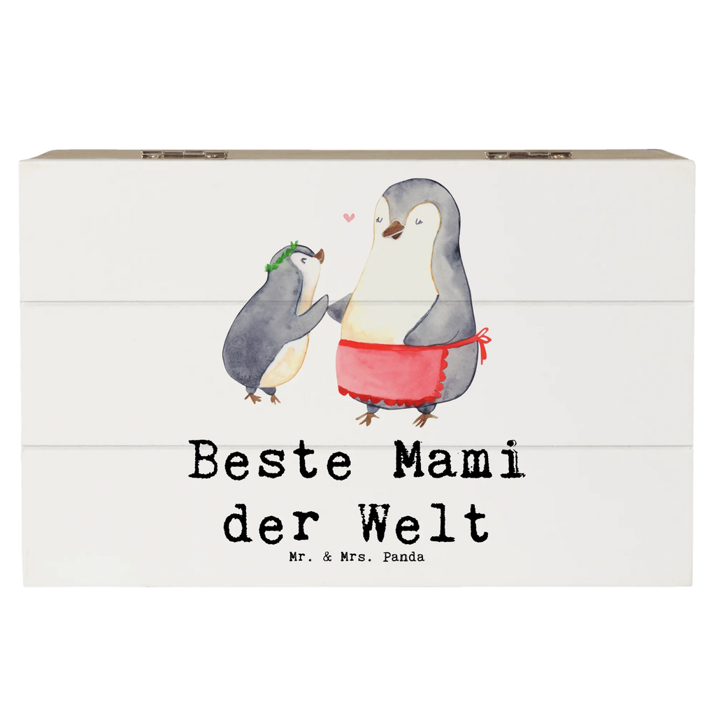 Holzkiste Pinguin Beste Mami der Welt Erinnerungsbox, Aufbewahrungsbox, Truhe, Dekokiste, Schatzkiste, XXL, Geschenkbox, Schatulle, Kiste, Erinnerungskiste, Geschenkdose, Holzkiste, für, Dankeschön, Geschenk, Schenken, Geburtstag, Geburtstagsgeschenk, Geschenkidee, Danke, Bedanken, Mitbringsel, Freude machen, Geschenktipp, Beste Mama, Muttertag, Mami, Tochter, Ma, Beste, Mutti, Mutter, Sohn, Supermama, Mama