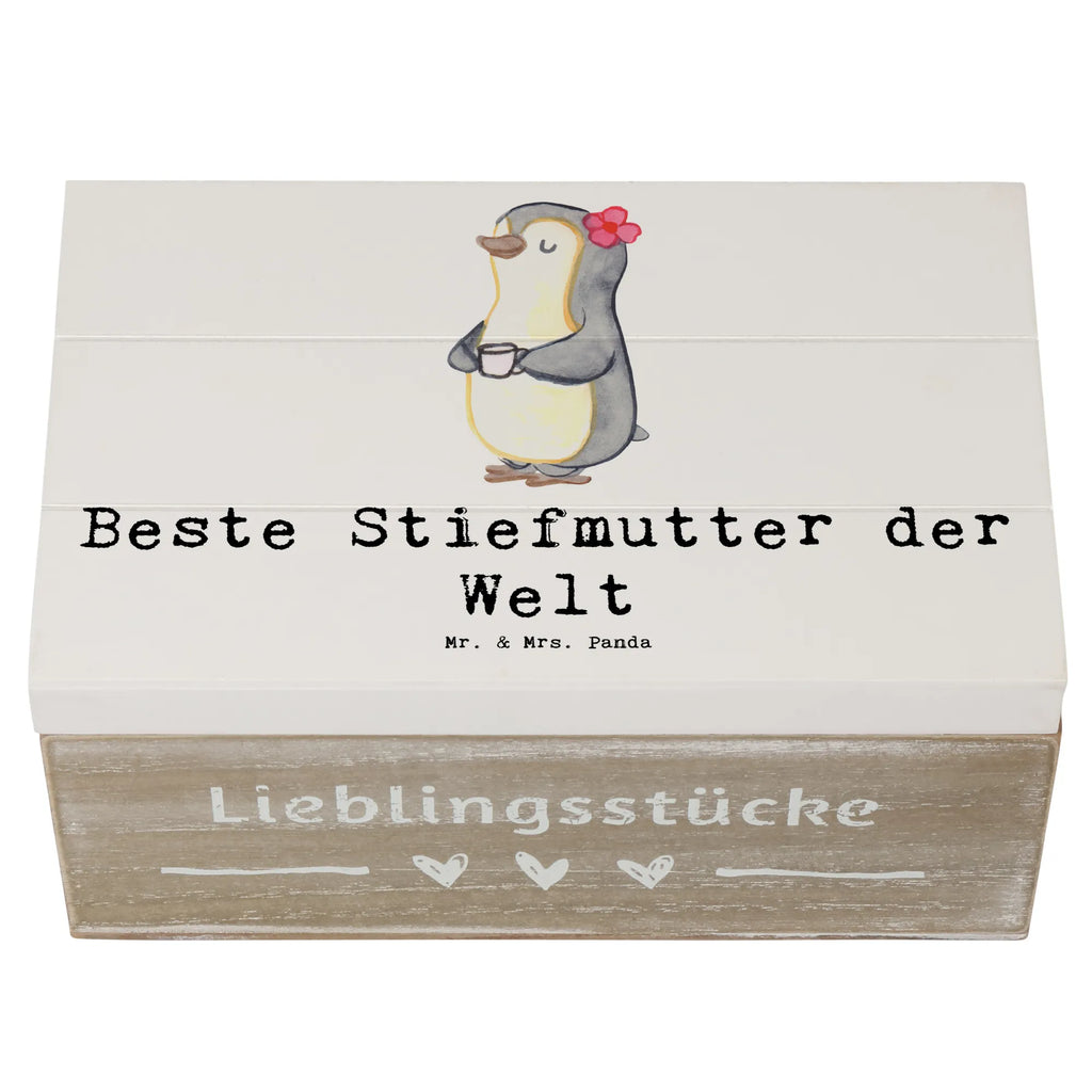 Wooden chest penguin Best stepmom in the world Dekokiste, Geschenkdose, Truhe, XXL, Schatulle, Schatzkiste, Aufbewahrungsbox, Kiste, Erinnerungskiste, Erinnerungsbox, Holzkiste, Geschenkbox, für, Dankeschön, Geschenk, Schenken, Geburtstag, Geburtstagsgeschenk, Geschenkidee, Danke, Bedanken, Mitbringsel, Freude machen, Geschenktipp, Beste, Sohn, Mutter, Stiefmama, Muttertag, Mami, Mama, Stief Mutter, Tochter, Mutti, Stiefmutter