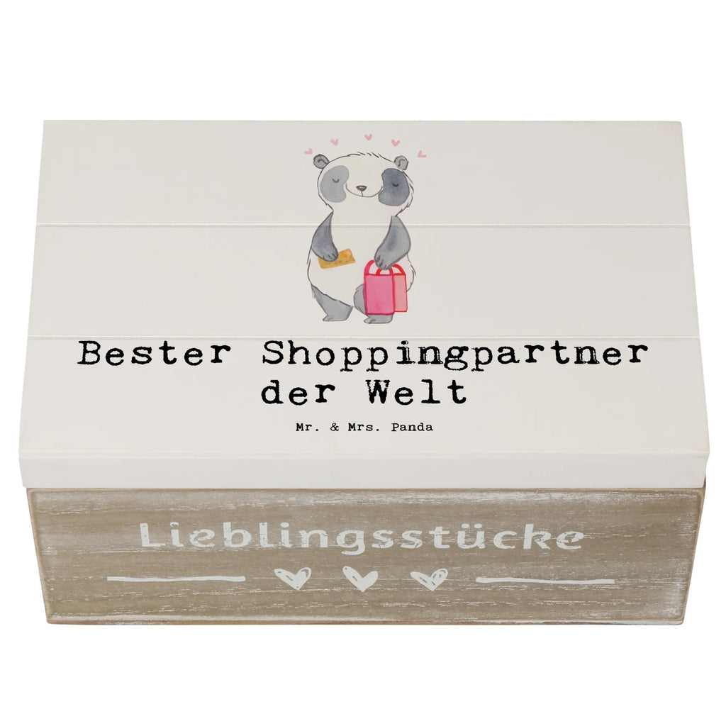 Wooden chest panda Best shopping partner in the world Aufbewahrungsbox, XXL, Erinnerungsbox, Schatulle, Erinnerungskiste, Kiste, Dekokiste, Holzkiste, Schatzkiste, Truhe, Geschenkdose, Geschenkbox, für, Dankeschön, Geschenk, Schenken, Geburtstag, Geburtstagsgeschenk, Geschenkidee, Danke, Bedanken, Mitbringsel, Freude machen, Geschenktipp, bff, Freundin, Shopping, Queen, Freund, Einkaufen, Shoppen, Shopping-Queen, Shoppingpartner, Begleitung, Partner, Bester