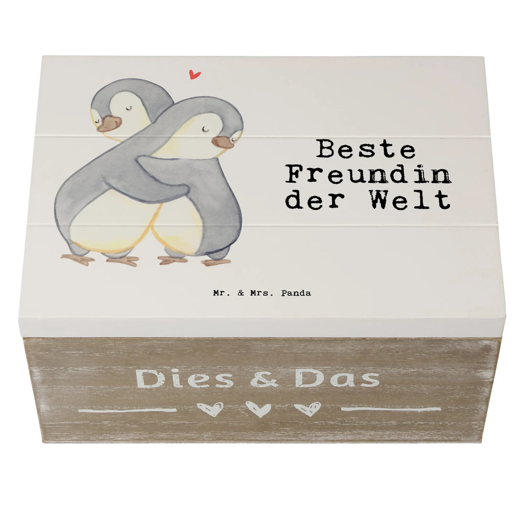 Holzkiste Pinguin Beste Freundin der Welt Erinnerungsbox, Erinnerungskiste, Holzkiste, Schatulle, Geschenkdose, Truhe, XXL, Kiste, Schatzkiste, Aufbewahrungsbox, Geschenkbox, Dekokiste, für, Dankeschön, Geschenk, Schenken, Geburtstag, Geburtstagsgeschenk, Geschenkidee, Danke, Bedanken, Mitbringsel, Freude machen, Geschenktipp, Frau, Freundin, bff, Freundinnen, Ehefrau, bae, Spruch, beste Freundin, Freundschaft. Liebste, beste, Jahrestag