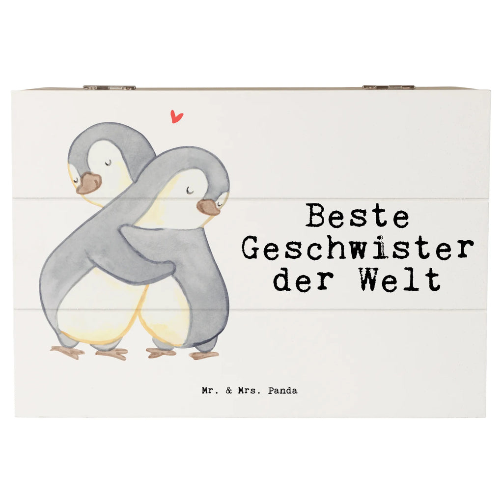 Holzkiste Pinguin Beste Geschwister der Welt Kiste, Schatulle, Erinnerungskiste, Erinnerungsbox, Dekokiste, Schatzkiste, Geschenkdose, Holzkiste, Geschenkbox, Truhe, XXL, Aufbewahrungsbox, für, Dankeschön, Geschenk, Schenken, Geburtstag, Geburtstagsgeschenk, Geschenkidee, Danke, Bedanken, Mitbringsel, Freude machen, Geschenktipp, Nachwuchs, Familie, Schwestern, Geschwisterchen, Bruder, Geschwister, Schwester, Brüder