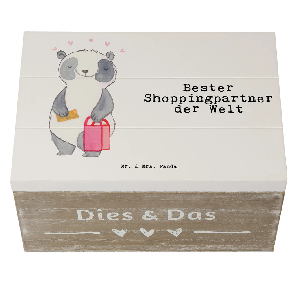 Wooden chest panda Best shopping partner in the world Aufbewahrungsbox, XXL, Erinnerungsbox, Schatulle, Erinnerungskiste, Kiste, Dekokiste, Holzkiste, Schatzkiste, Truhe, Geschenkdose, Geschenkbox, für, Dankeschön, Geschenk, Schenken, Geburtstag, Geburtstagsgeschenk, Geschenkidee, Danke, Bedanken, Mitbringsel, Freude machen, Geschenktipp, bff, Freundin, Shopping, Queen, Freund, Einkaufen, Shoppen, Shopping-Queen, Shoppingpartner, Begleitung, Partner, Bester