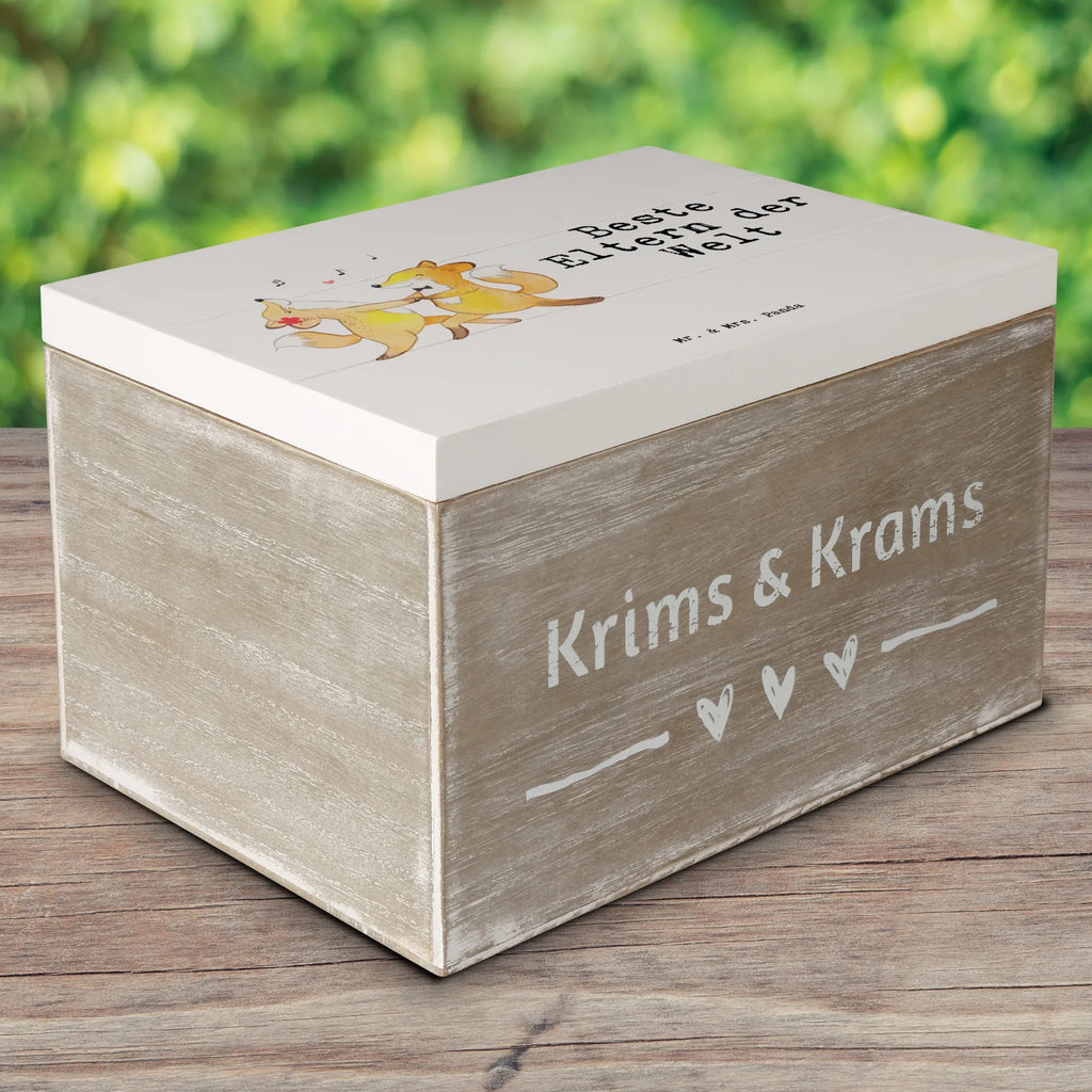 Holzkiste Fuchs Beste Eltern der Welt Geschenkdose, Aufbewahrungsbox, XXL, Holzkiste, Erinnerungsbox, Schatulle, Schatzkiste, Geschenkbox, Truhe, Kiste, Dekokiste, Erinnerungskiste, für, Dankeschön, Geschenk, Schenken, Geburtstag, Geburtstagsgeschenk, Geschenkidee, Danke, Bedanken, Mitbringsel, Freude machen, Geschenktipp, Mami, Eltern, Papi, Erzeuger, Elternpaar, Mama und Papa, Papa, Mama, Familie