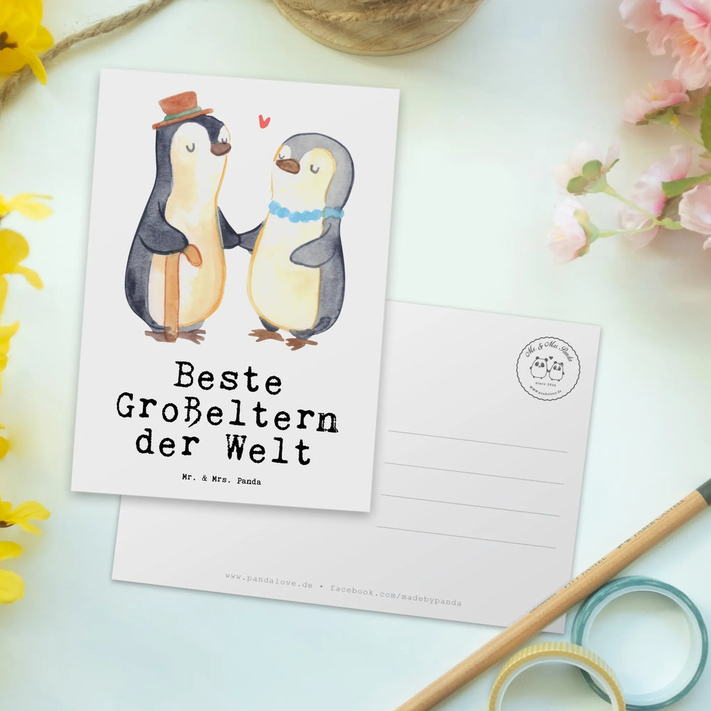 Postkarte Pinguin Beste Großeltern der Welt Ansichtskarten, kunstkarte, Ansichtskarte, Designkarte, bildkarte, Kunstkarten, Motivkarte, Postkarte, spruchkarte, Fotokarte, Postkarten, Grußkarte, einzelkarte, Geschenkidee, Geschenk, Schenken, Mitbringsel, Geburtstag, Geburtstagsgeschenk, für, Danke, Dankeschön, Bedanken, Freude machen, Geschenktipp, Oppa, Omma, Großmama, Opa, Enkelin, Großeltern, Ommi, Enkel, Großvater, Oma, Bester, Omi, Opi. Großpapa, Großmutter, Oppi, Grosseltern, Enkelkind, Kleinigkeit