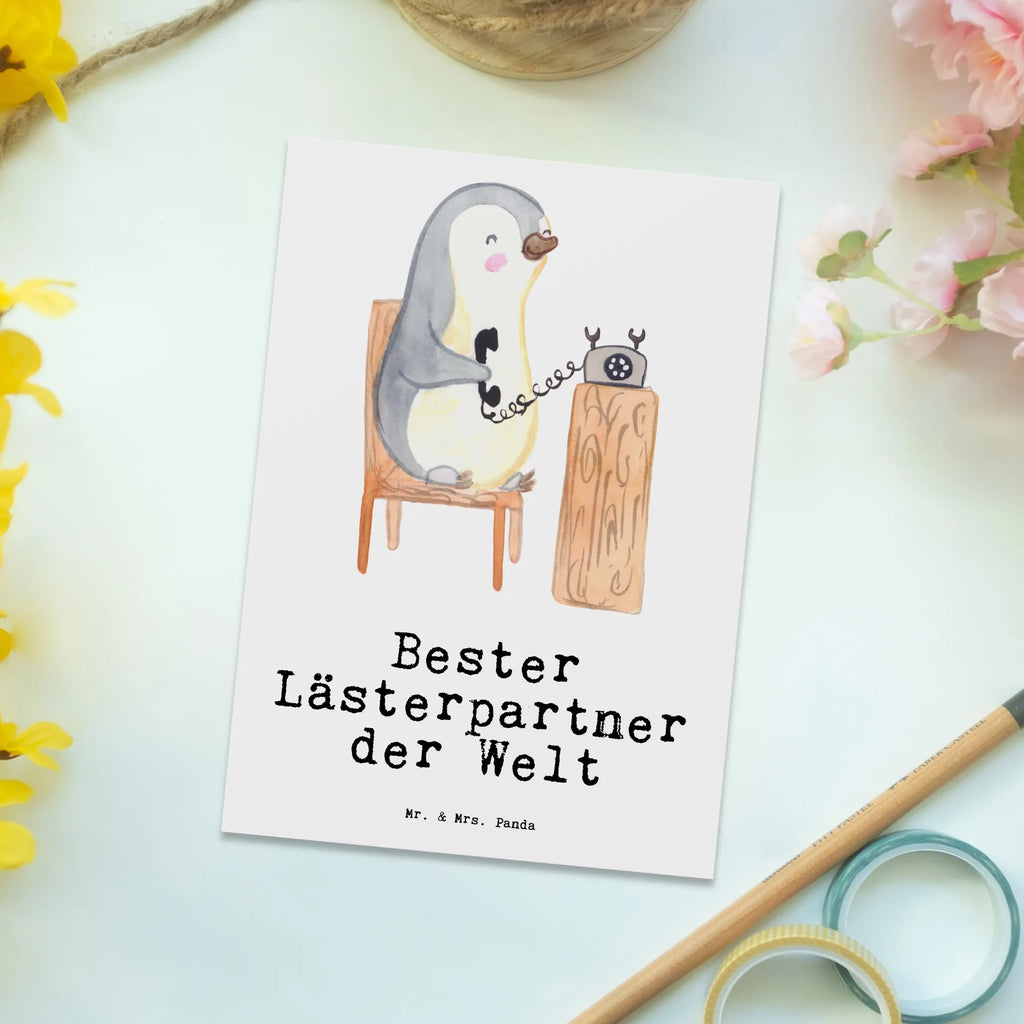 Postkarte Pinguin Bester Lästerpartner der Welt Ansichtskarten, Grußkarte, Einladungskarten Geburtstag, Karte, Geschenkkarte, Einladung, Postkarte, Dankeskarte, Ansichtskarte, Einladung Geburtstag, Geburtstagskarte, Einladungskarte, für, Dankeschön, Geschenk, Schenken, Geburtstag, Geburtstagsgeschenk, Geschenkidee, Danke, Bedanken, Mitbringsel, Freude machen, Geschenktipp, Spaß, Lesterpartner, bff, lestern, Lästerschwester, Freundin, Lästerpartner, Lästern, beste Freundin