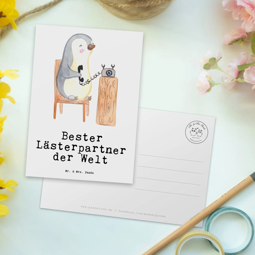 Postkarte Pinguin Bester Lästerpartner der Welt Ansichtskarten, Grußkarte, Einladungskarten Geburtstag, Karte, Geschenkkarte, Einladung, Postkarte, Dankeskarte, Ansichtskarte, Einladung Geburtstag, Geburtstagskarte, Einladungskarte, für, Dankeschön, Geschenk, Schenken, Geburtstag, Geburtstagsgeschenk, Geschenkidee, Danke, Bedanken, Mitbringsel, Freude machen, Geschenktipp, Spaß, Lesterpartner, bff, lestern, Lästerschwester, Freundin, Lästerpartner, Lästern, beste Freundin