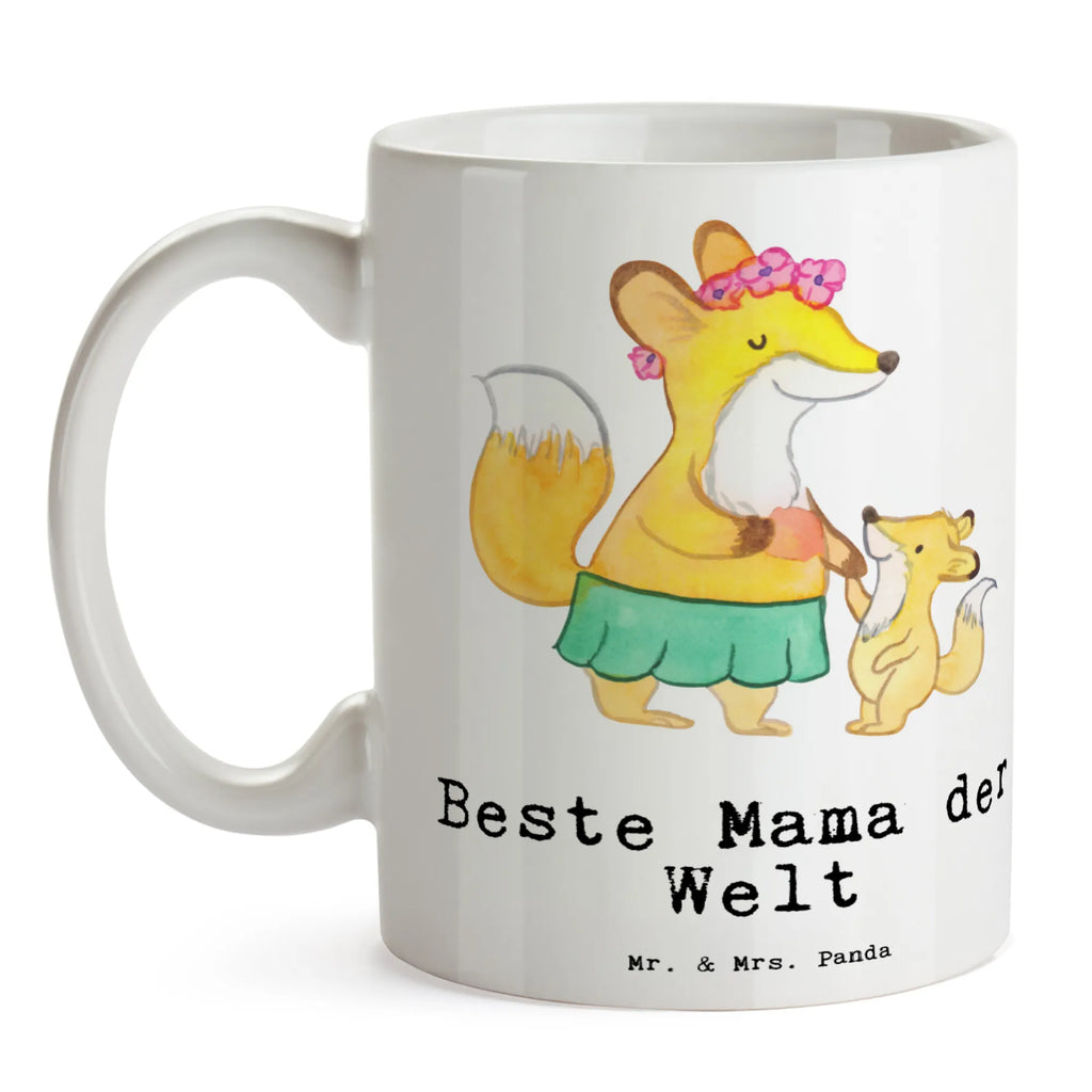 Tasse Fuchs Beste Mama der Welt Teetasse, Keramiktasse, Kaffeetasse, Tasse, Geschenktasse, Tasse mit Zitaten, Porzellantasse, Tasse mit Motiven, Bürotasse, für, Dankeschön, Geschenk, Schenken, Geburtstag, Geburtstagsgeschenk, Geschenkidee, Danke, Bedanken, Mitbringsel, Freude machen, Geschenktipp, Mutter, Mami, Ma, Muttertag, Tochter, Mutti, Mama, Beste Mama, Beste, Supermama, Sohn
