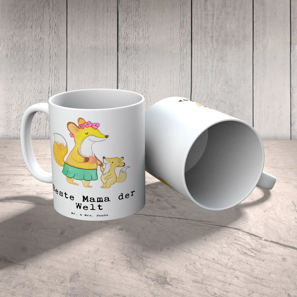 Tasse Fuchs Beste Mama der Welt Teetasse, Keramiktasse, Kaffeetasse, Tasse, Geschenktasse, Tasse mit Zitaten, Porzellantasse, Tasse mit Motiven, Bürotasse, für, Dankeschön, Geschenk, Schenken, Geburtstag, Geburtstagsgeschenk, Geschenkidee, Danke, Bedanken, Mitbringsel, Freude machen, Geschenktipp, Mutter, Mami, Ma, Muttertag, Tochter, Mutti, Mama, Beste Mama, Beste, Supermama, Sohn